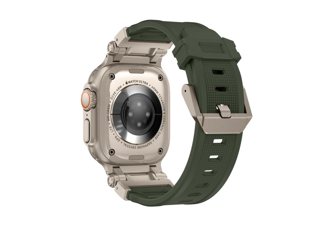 Foto 4 pulgar | Correa Teknet Verde para Apple Watch 42/44/45/46/49 mm