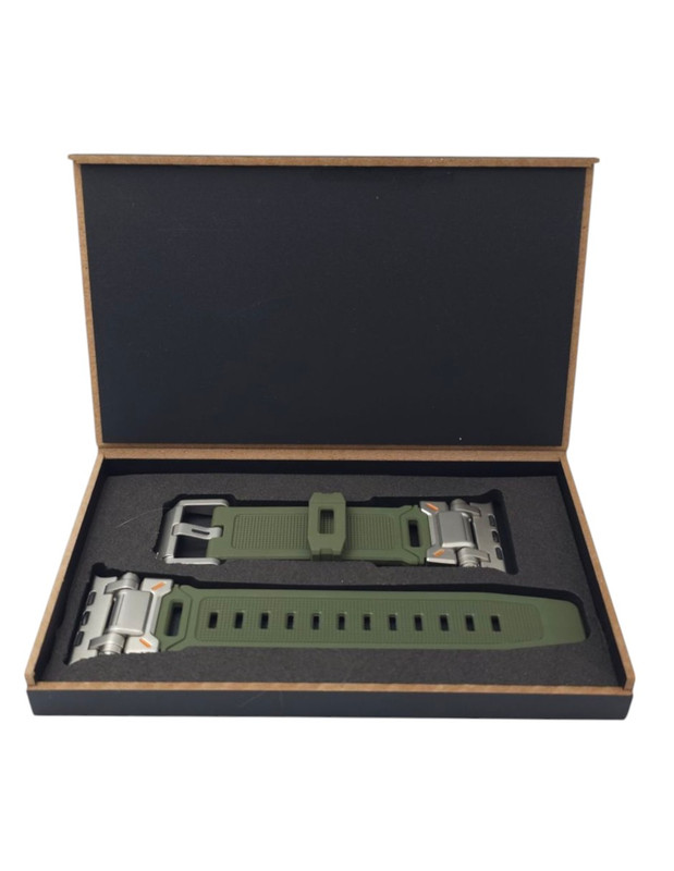 Foto 6 pulgar | Correa Teknet Verde para Apple Watch 42/44/45/46/49 mm