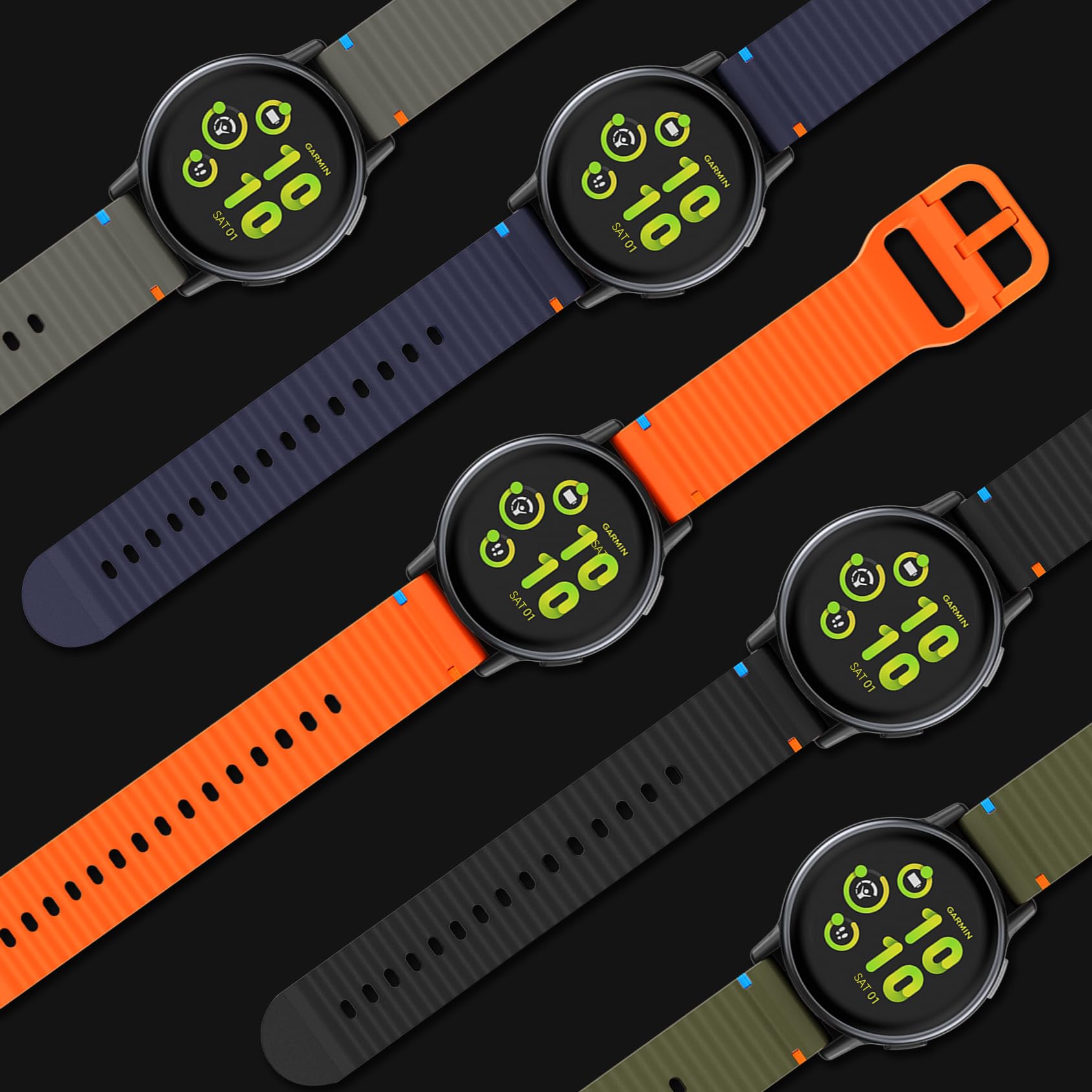 Foto 8 pulgar | Correa de Silicona para Garmin Vivoactive 6/5 - Venta Internacional