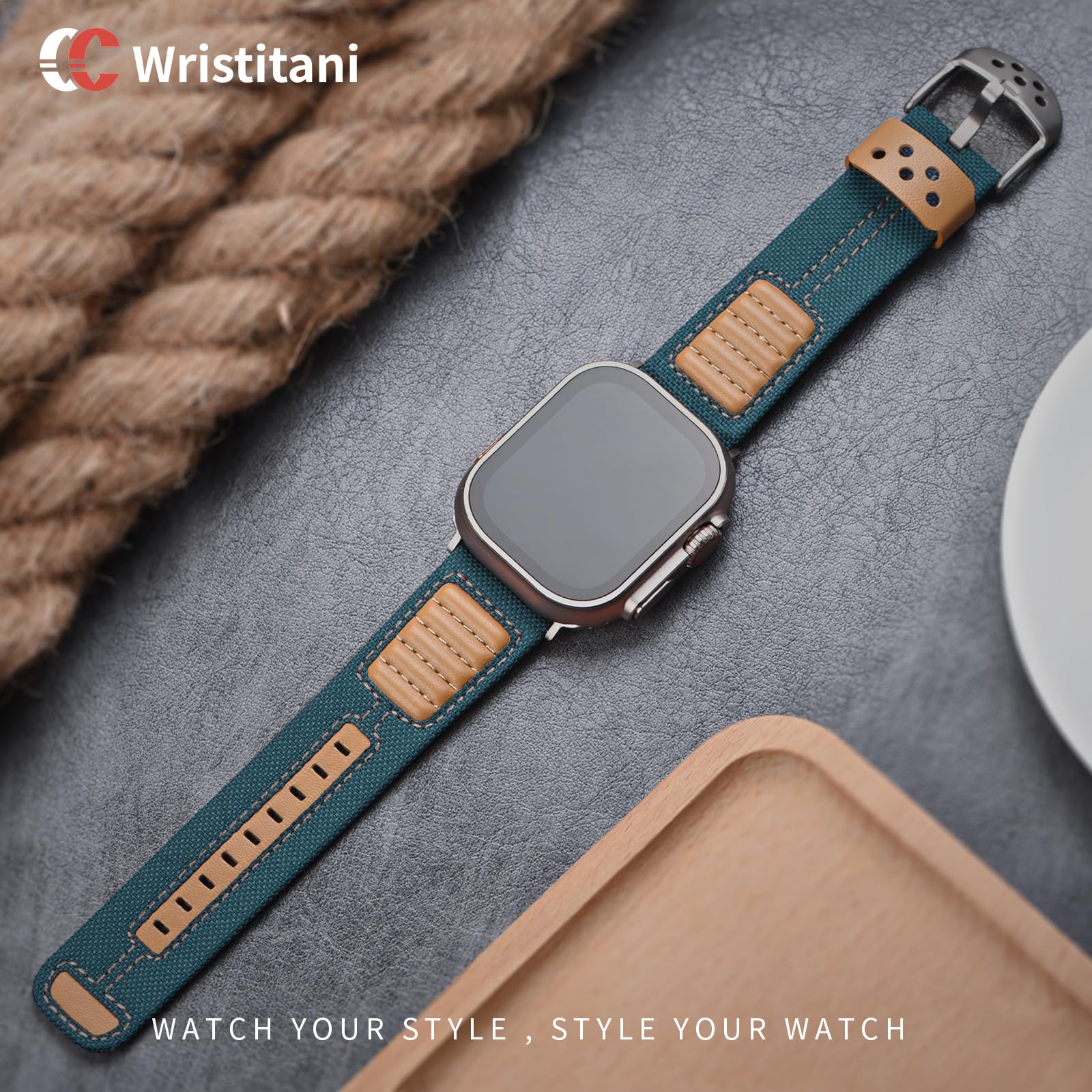 Foto 2 | Correa Wristitani para Apple 42 a 49 Mm - Venta Internacional