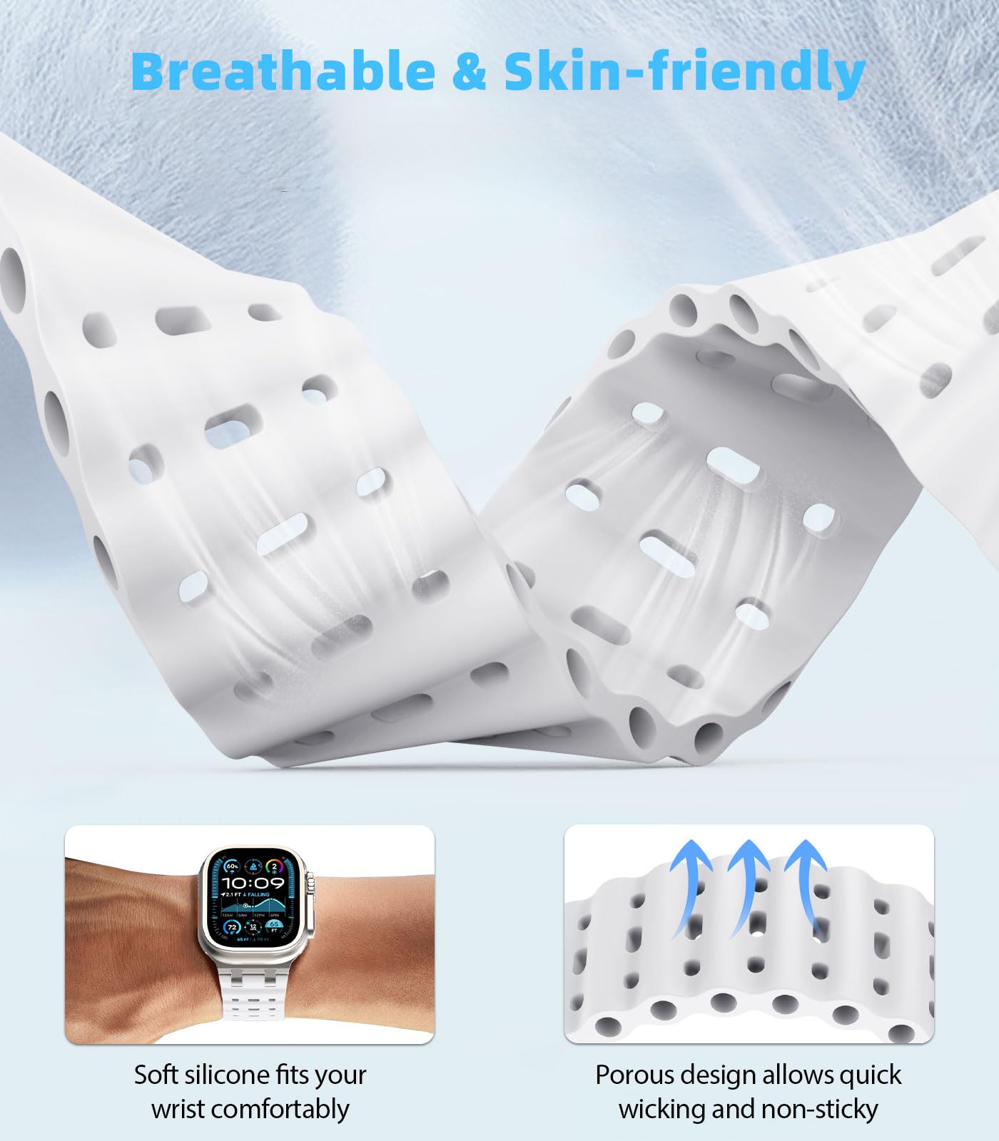 Foto 3 | Correa De Reloj Moko Ocean Band Compatible Con Apple Watch Ultra 2 - Venta Internacional.