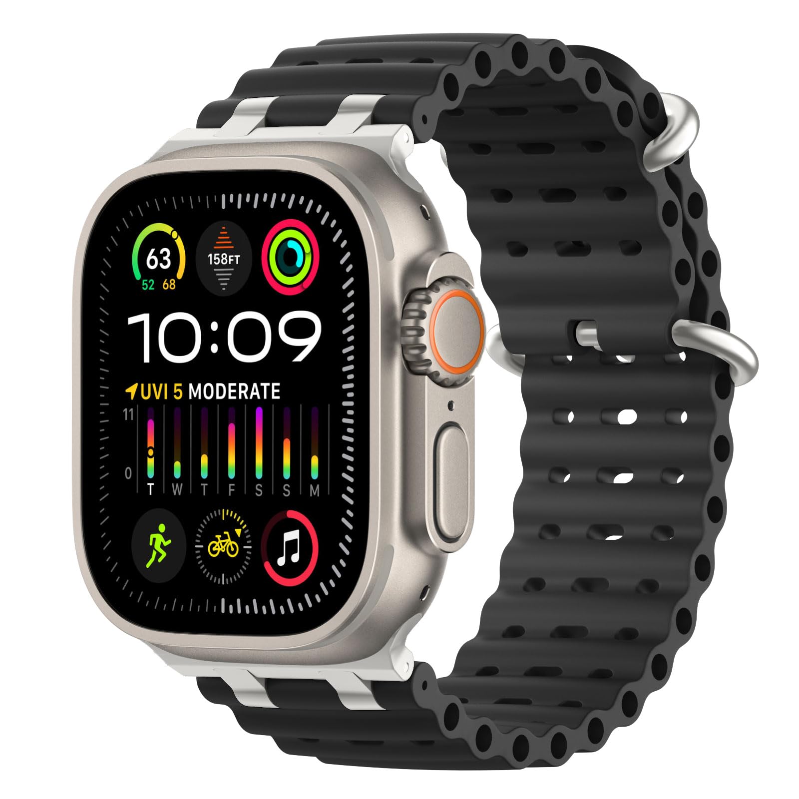 Foto 2 pulgar | Correa De Reloj Moko Ocean Band Compatible Con Apple Watch Ultra 2 - Venta Internacional.