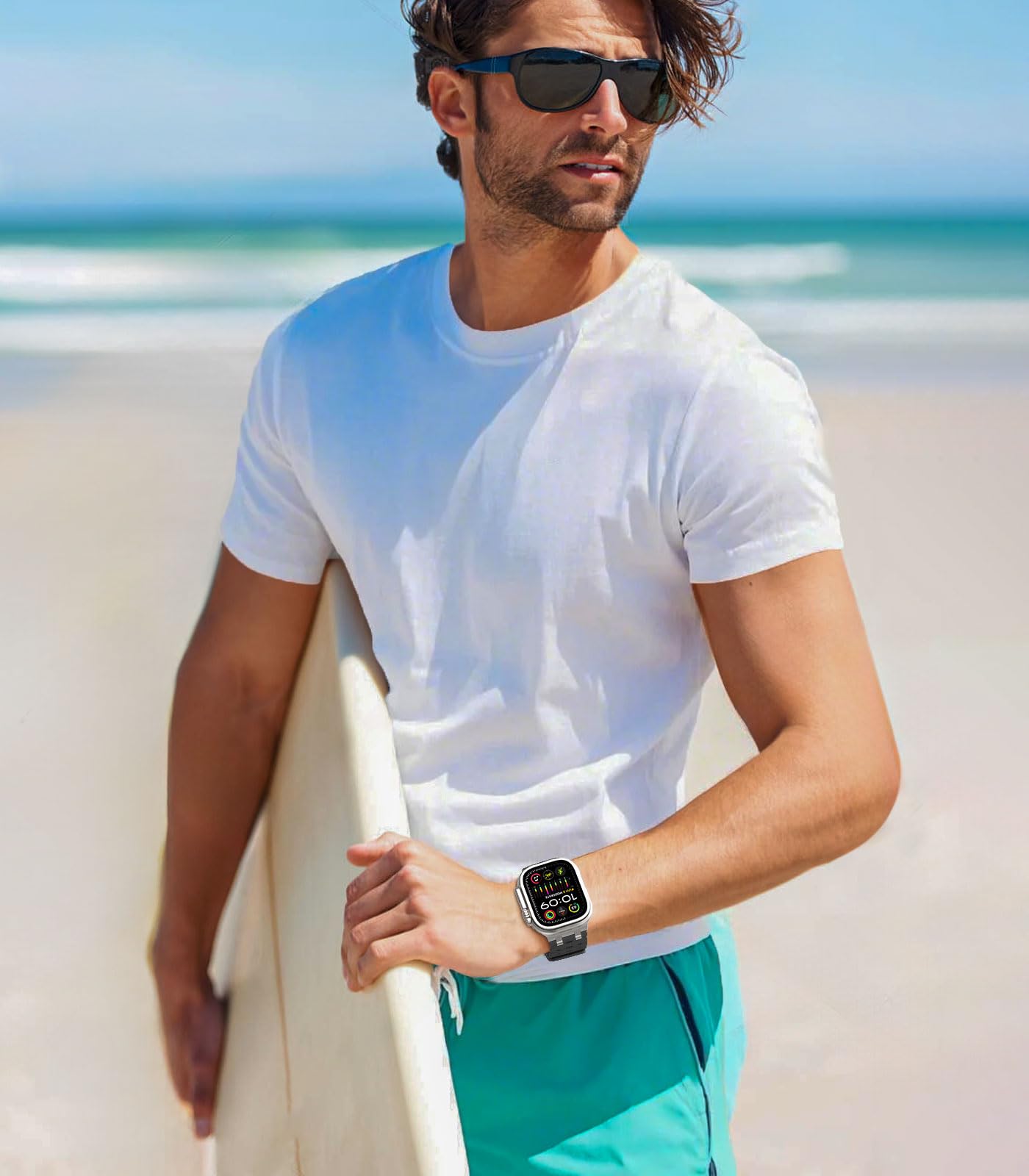 Foto 8 pulgar | Correa De Reloj Moko Ocean Band Compatible Con Apple Watch Ultra 2 - Venta Internacional.