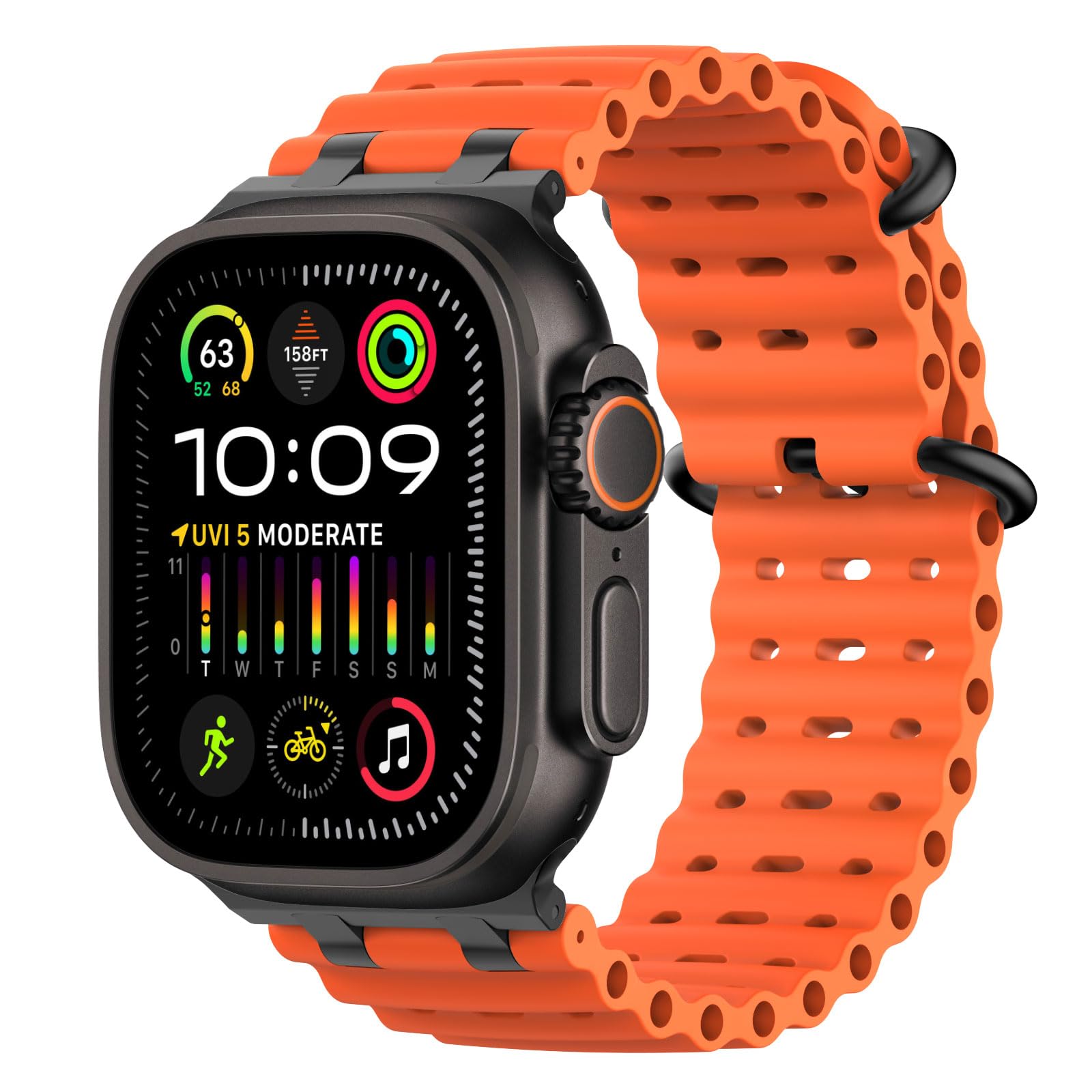 Foto 1 | Correa de Reloj MoKo Anaranjado para Apple Watch Ultra 2 - Venta Internacional
