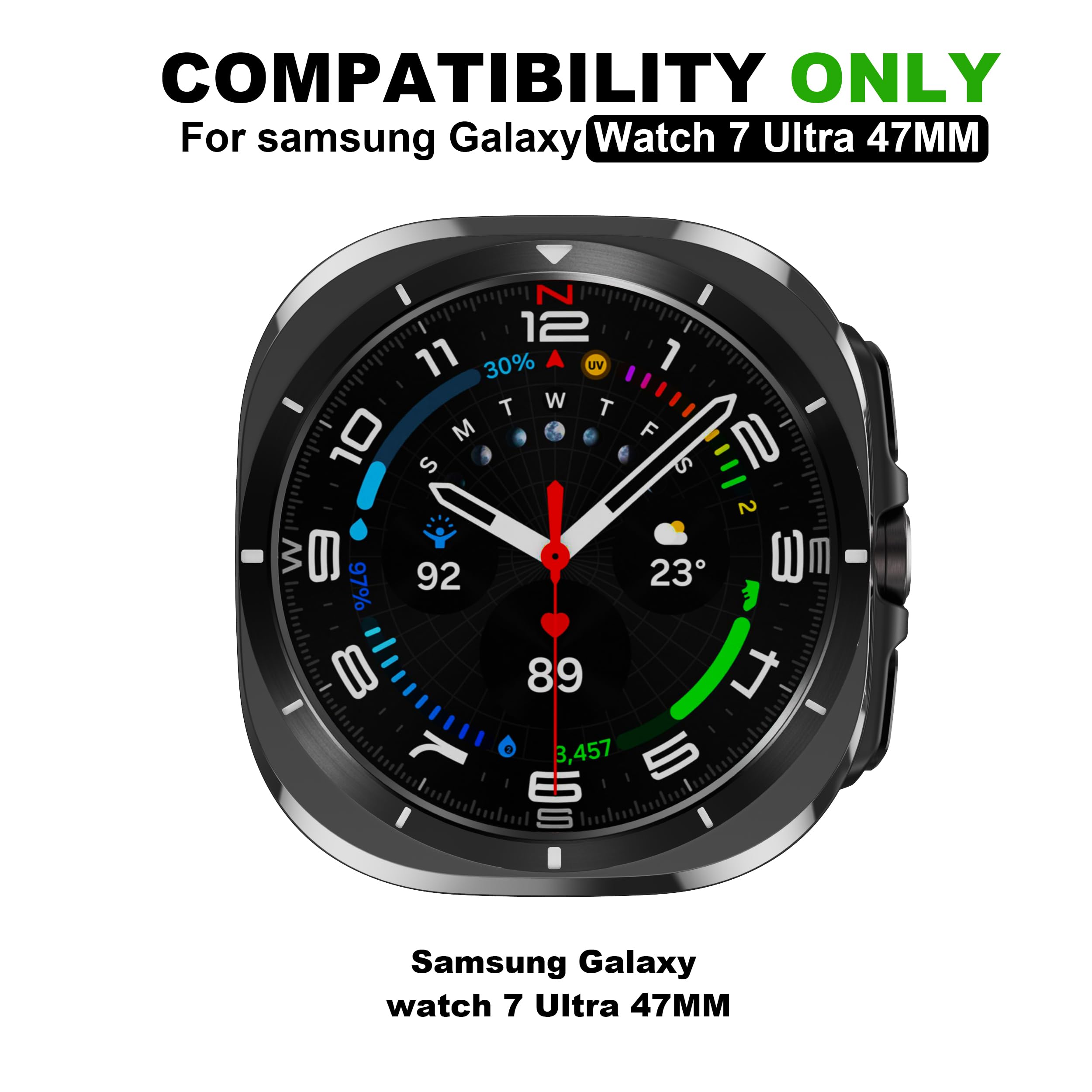 Foto 2 | Correa De Reloj T-engine Compatible Con Samsung Galaxy Watch 7 Ultra De 47 Mm - Venta Internacional.