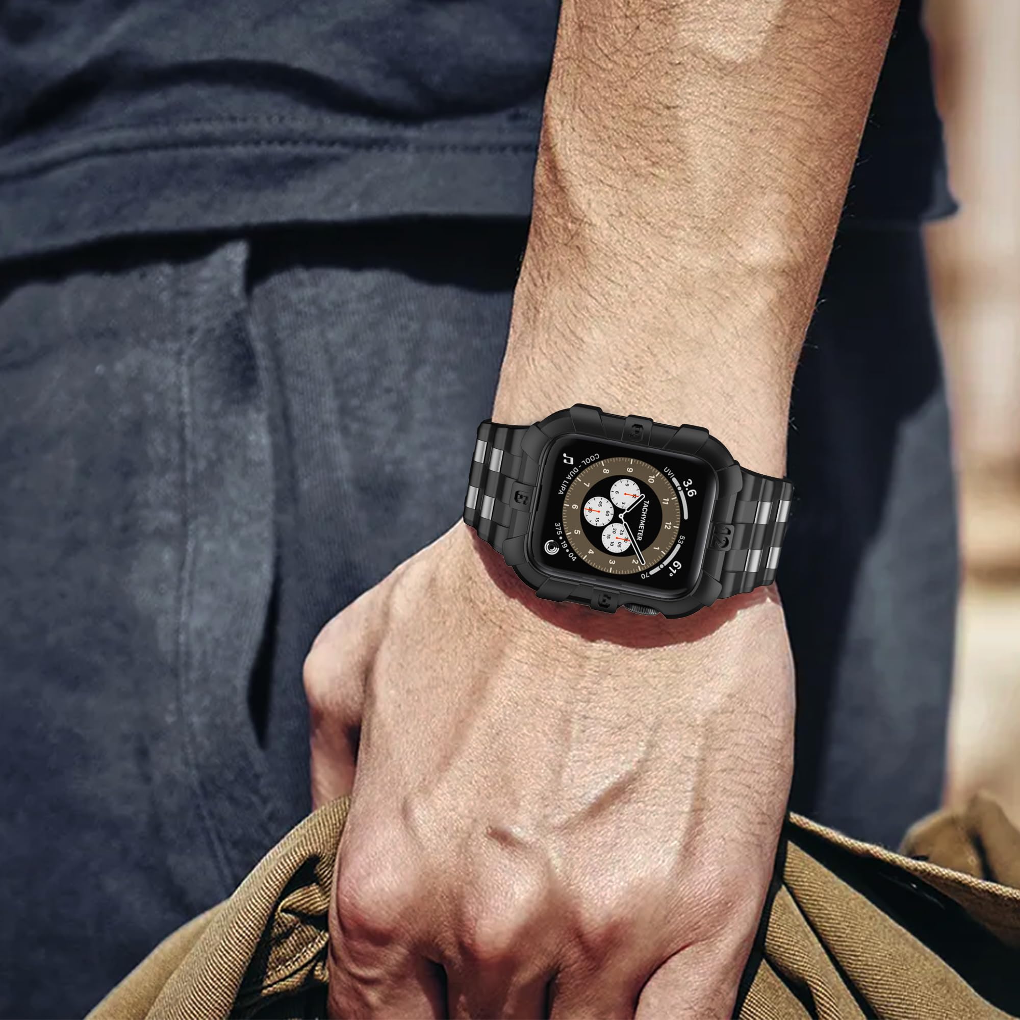 Foto 6 | Correa De Reloj Con Funda T-engine Compatible Con Apple Watch - Venta Internacional.