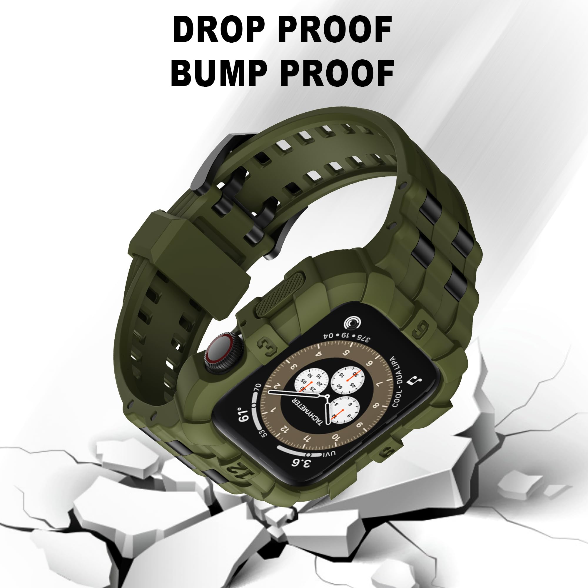 Foto 5 pulgar | Correa De Reloj Con Funda T-engine Compatible Con Apple Watch - Venta Internacional.