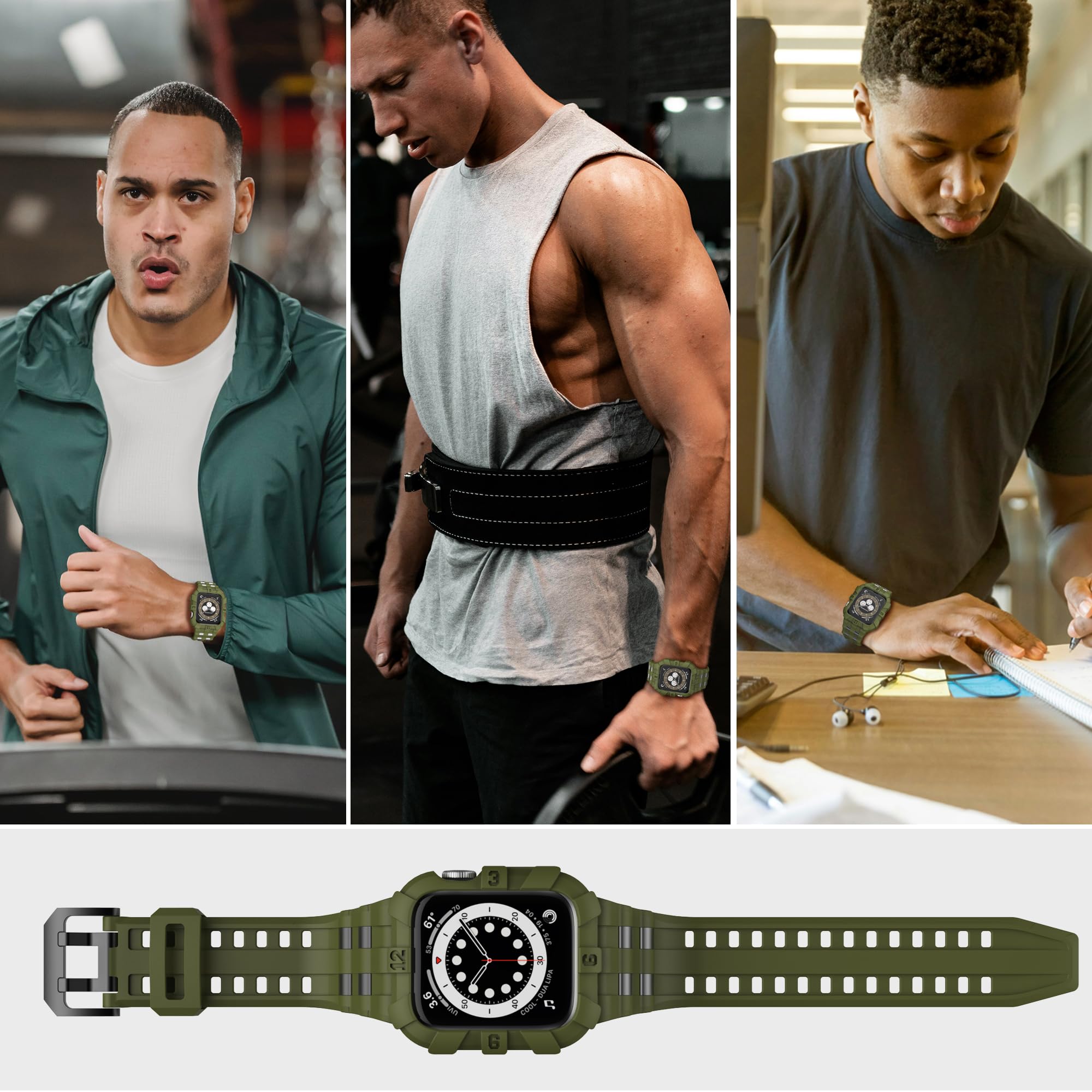 Foto 7 | Correa De Reloj Con Funda T-engine Compatible Con Apple Watch - Venta Internacional.