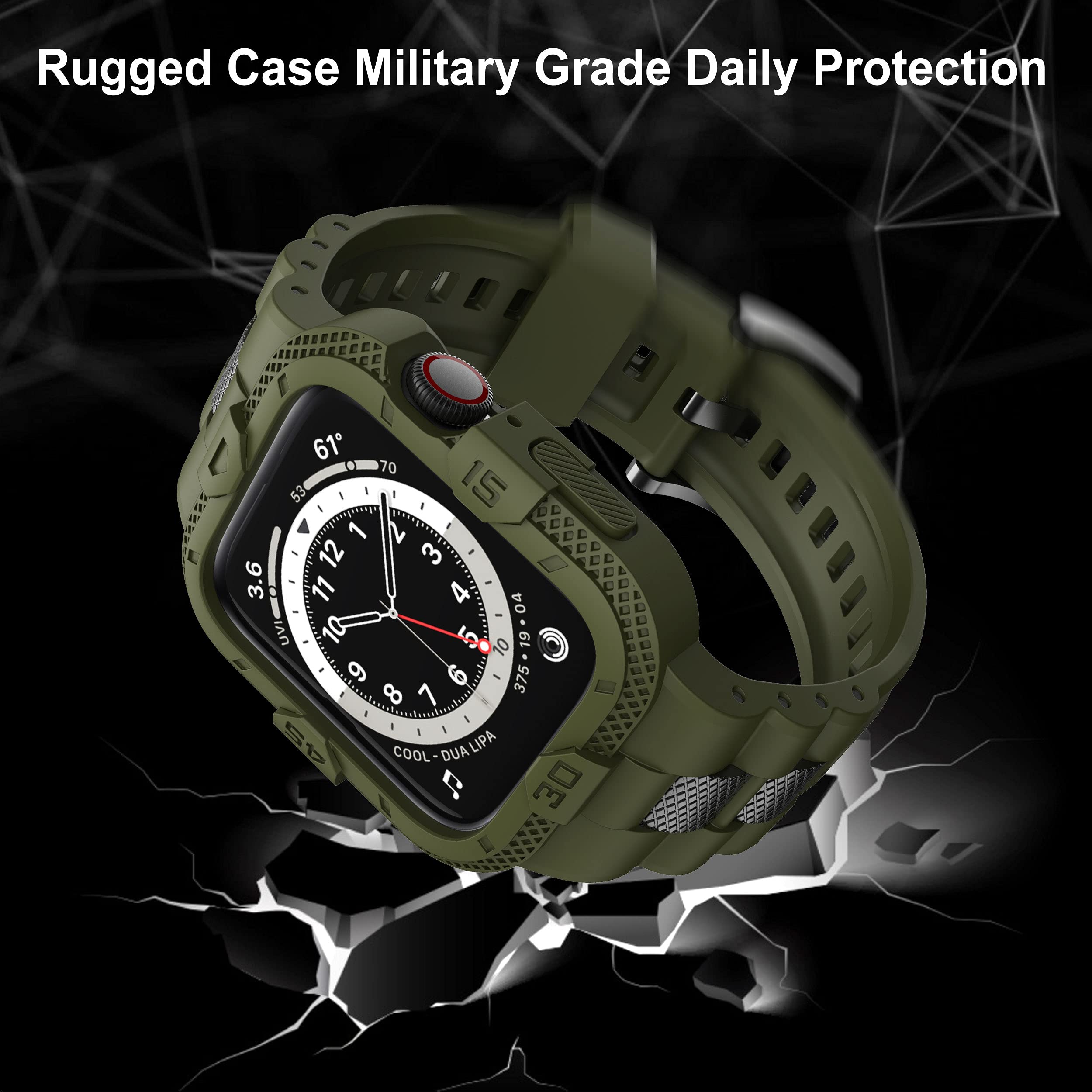 Foto 3 pulgar | Correa De Reloj Gelishi Compatible Con La Serie Apple De 41 Mm/40 Mm/38 Mm - Venta Internacional.