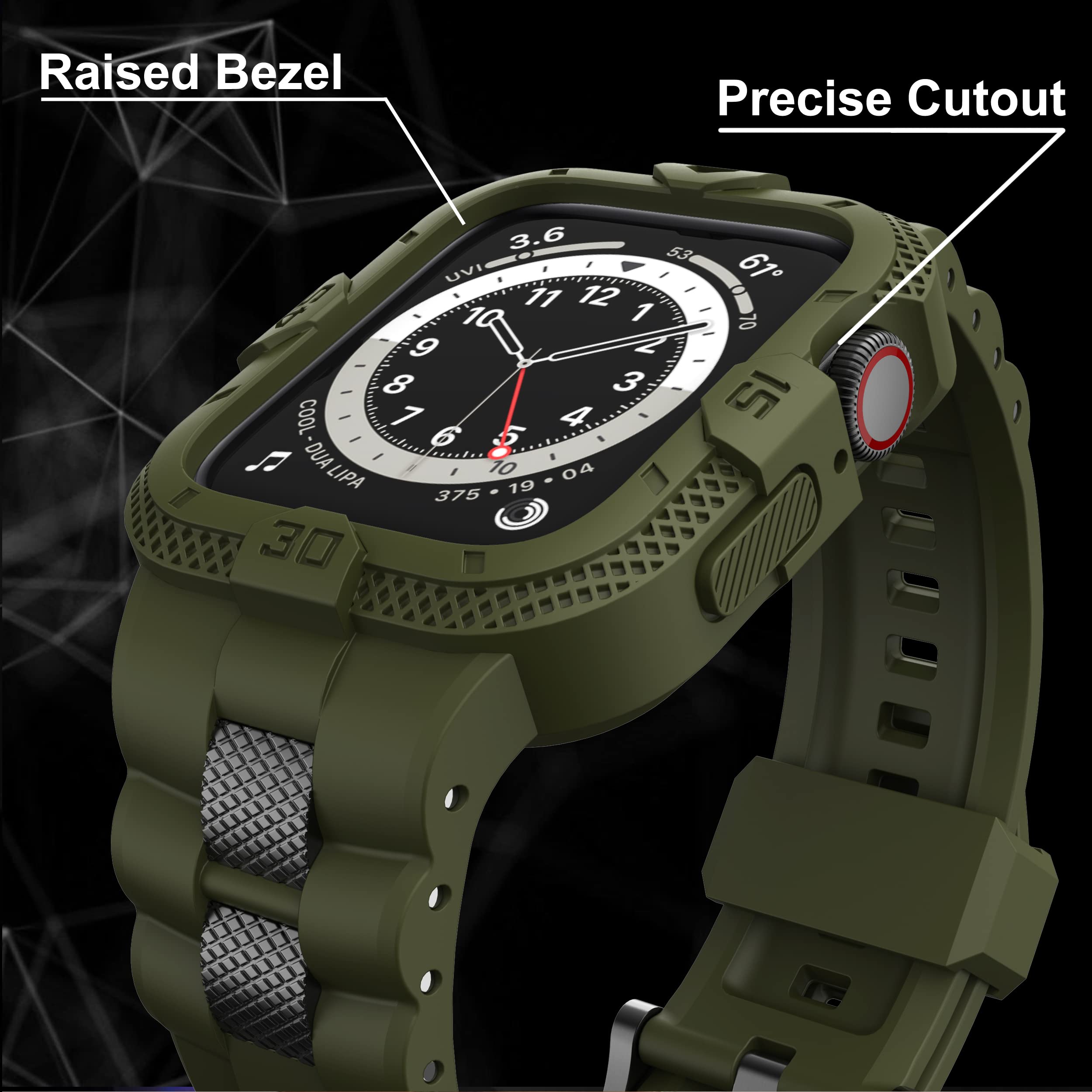 Foto 3 | Correa De Reloj Gelishi Compatible Con La Serie Apple De 41 Mm/40 Mm/38 Mm - Venta Internacional.
