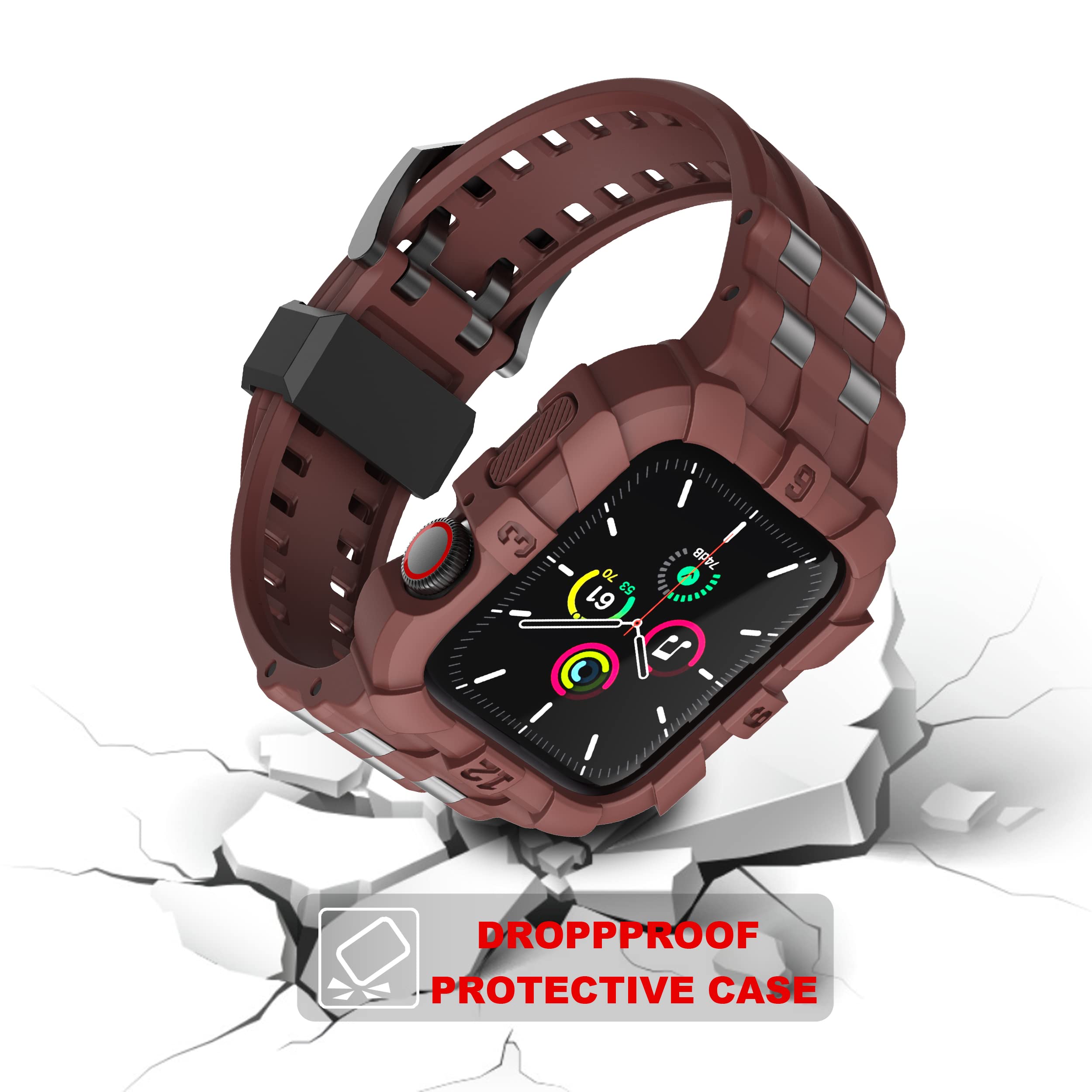 Foto 3 | Correa De Reloj Con Funda T-engine Compatible Con Apple Watch - Venta Internacional.