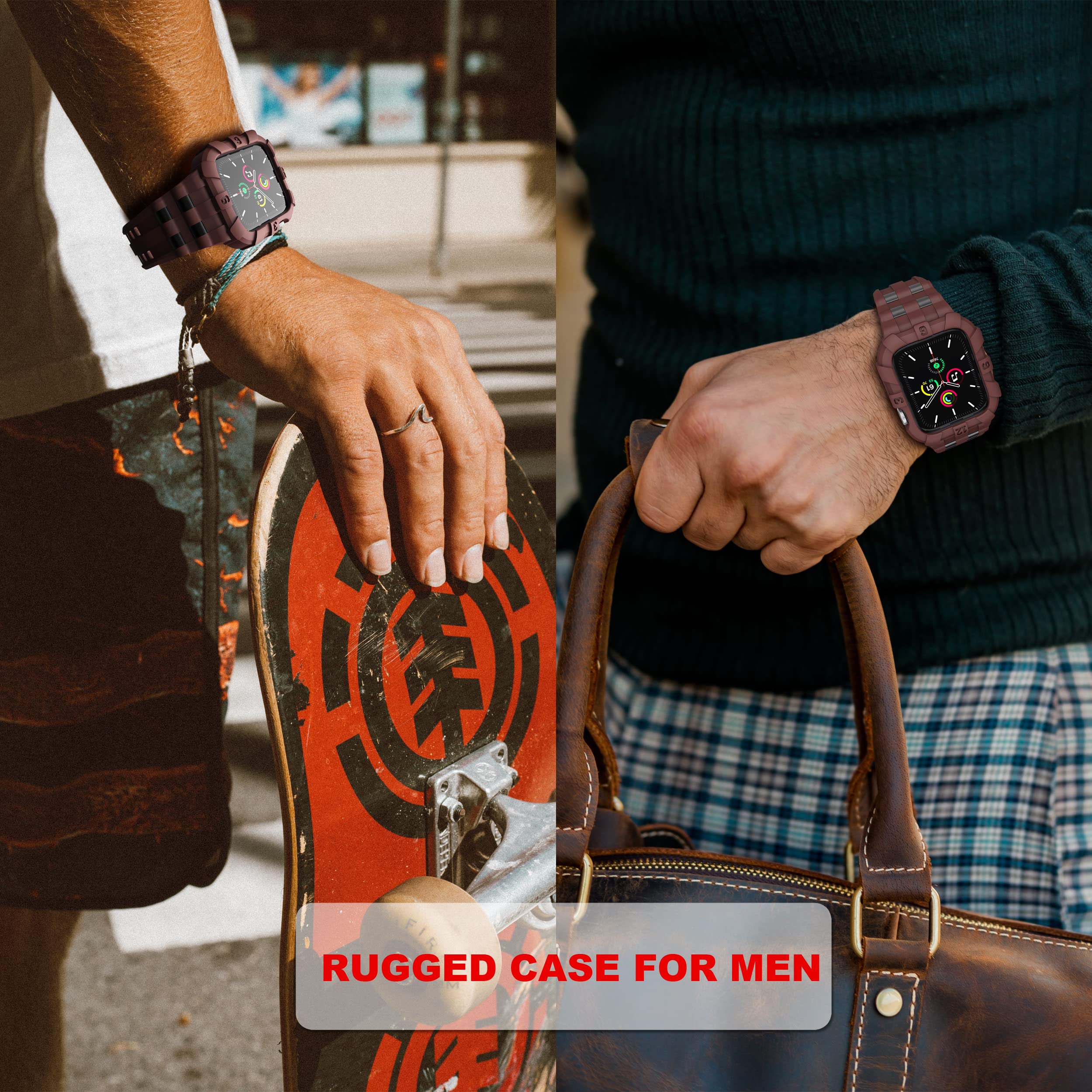 Foto 7 pulgar | Correa De Reloj Con Funda T-engine Compatible Con Apple Watch - Venta Internacional.