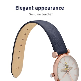 Foto 3 | Correa De Reloj Wocci, Elegante, Piel Auténtica, 14 Mm De Ancho De Asa - Venta Internacional.