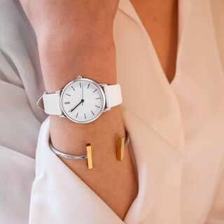 Foto 5 | Correa De Reloj Wocci, Elegante, Piel Auténtica, 14 Mm De Ancho De Asa - Venta Internacional.