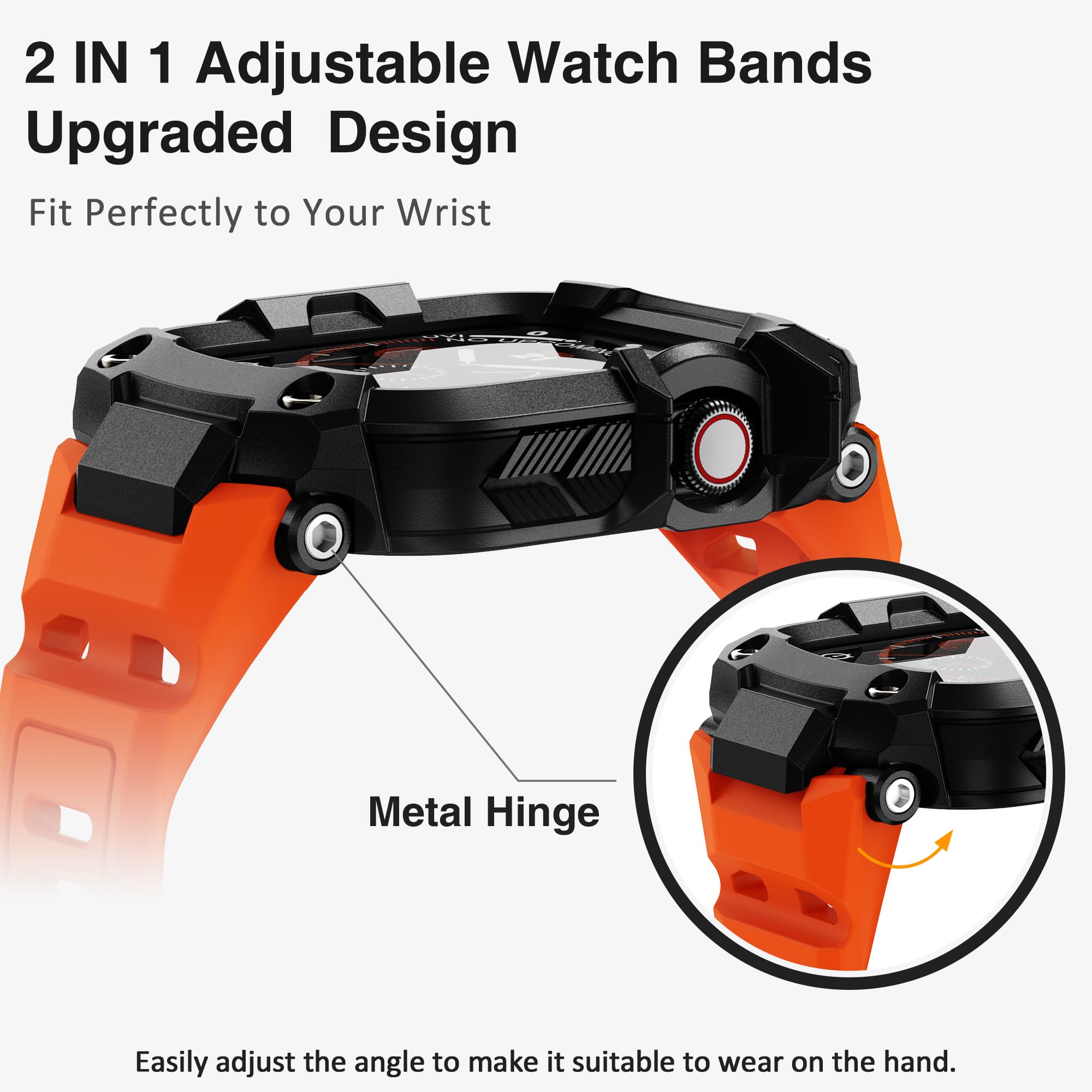 Foto 4 pulgar | Funda De Correa Ultimal Compatible Con Apple Watch Series 9/8/7 - Venta Internacional.