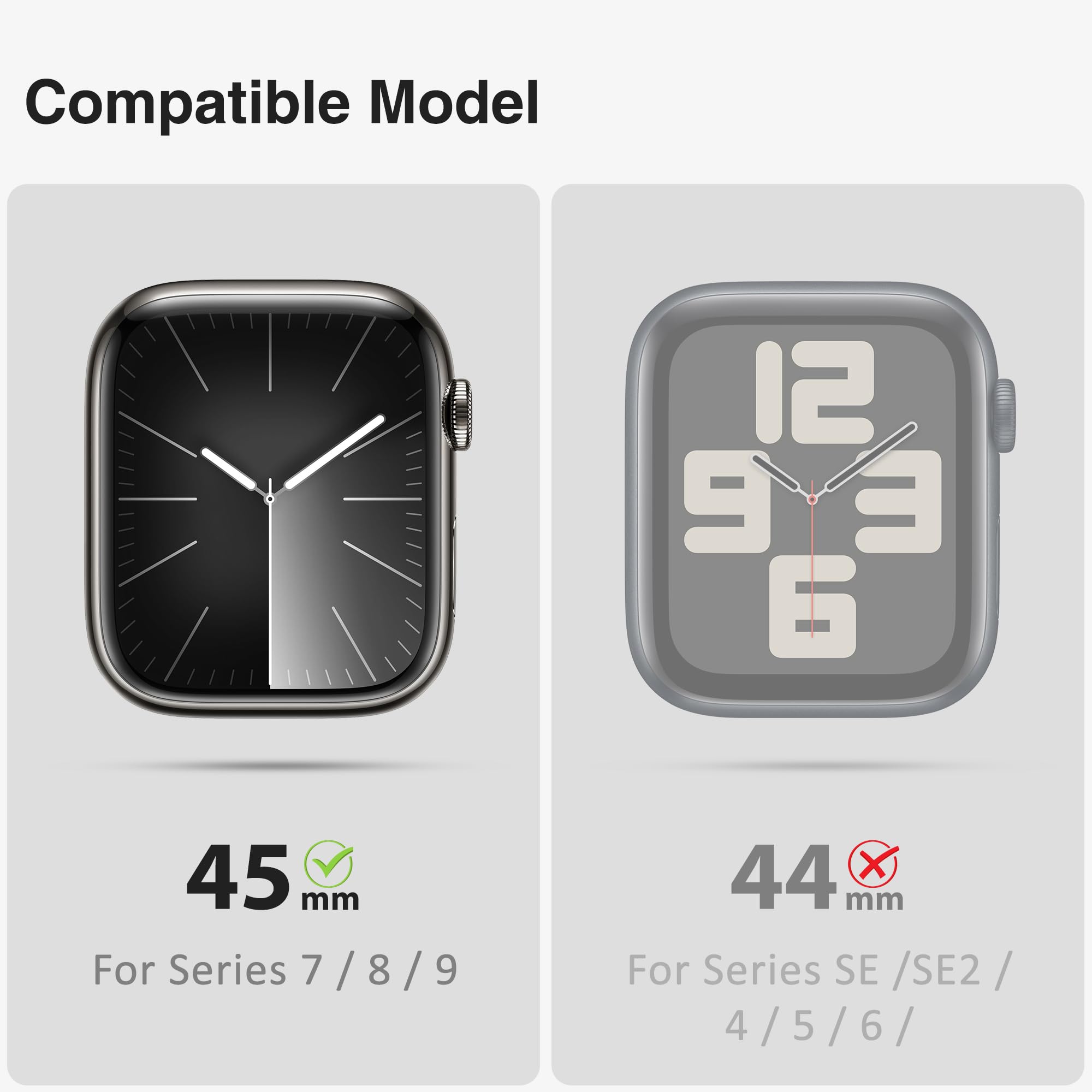 Foto 5 pulgar | Funda De Correa Ultimal Compatible Con Apple Watch Series 9/8/7 - Venta Internacional.
