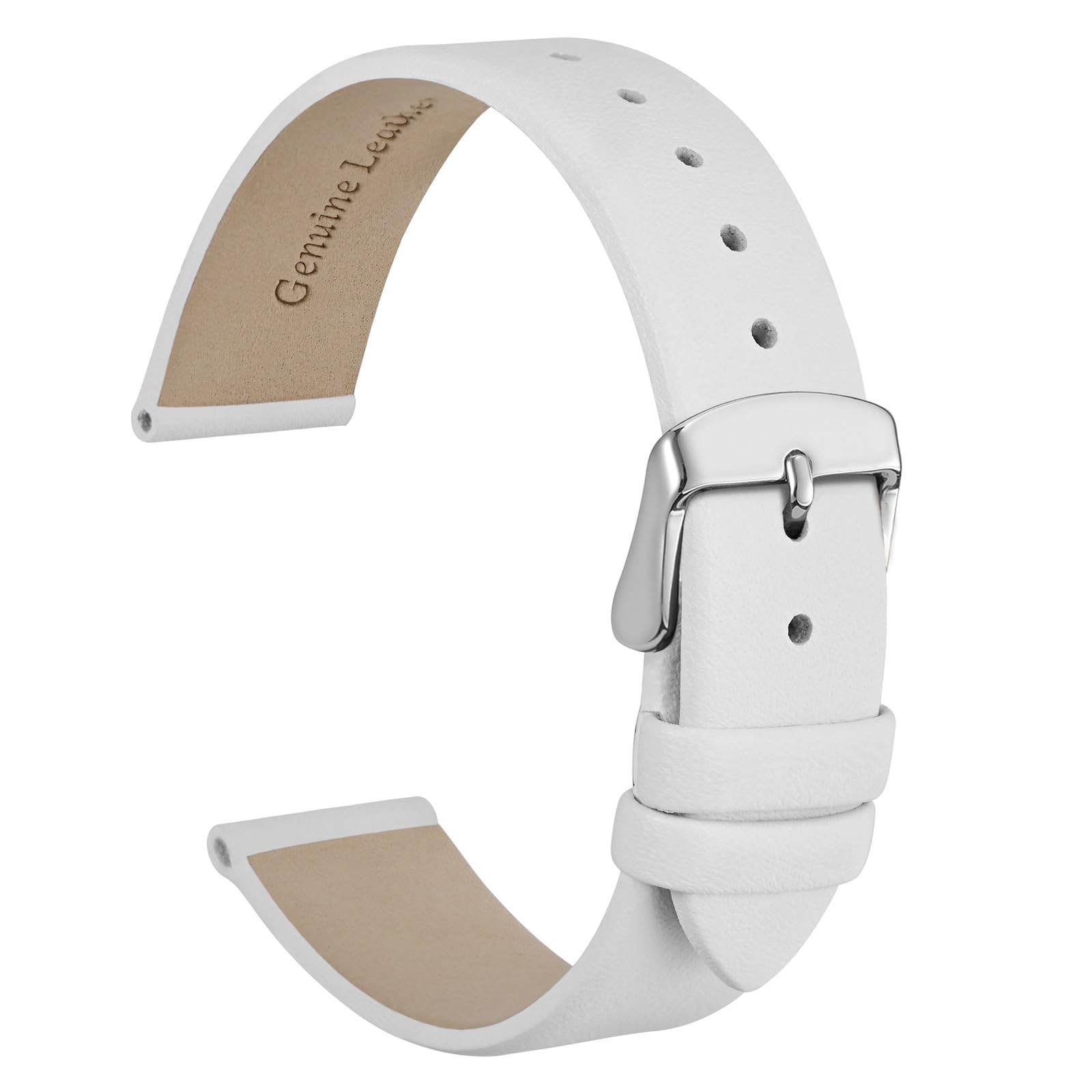 Correa De Reloj Wocci, Elegante, Piel Auténtica, 8 Mm De Ancho De Asa - Venta Internacional.