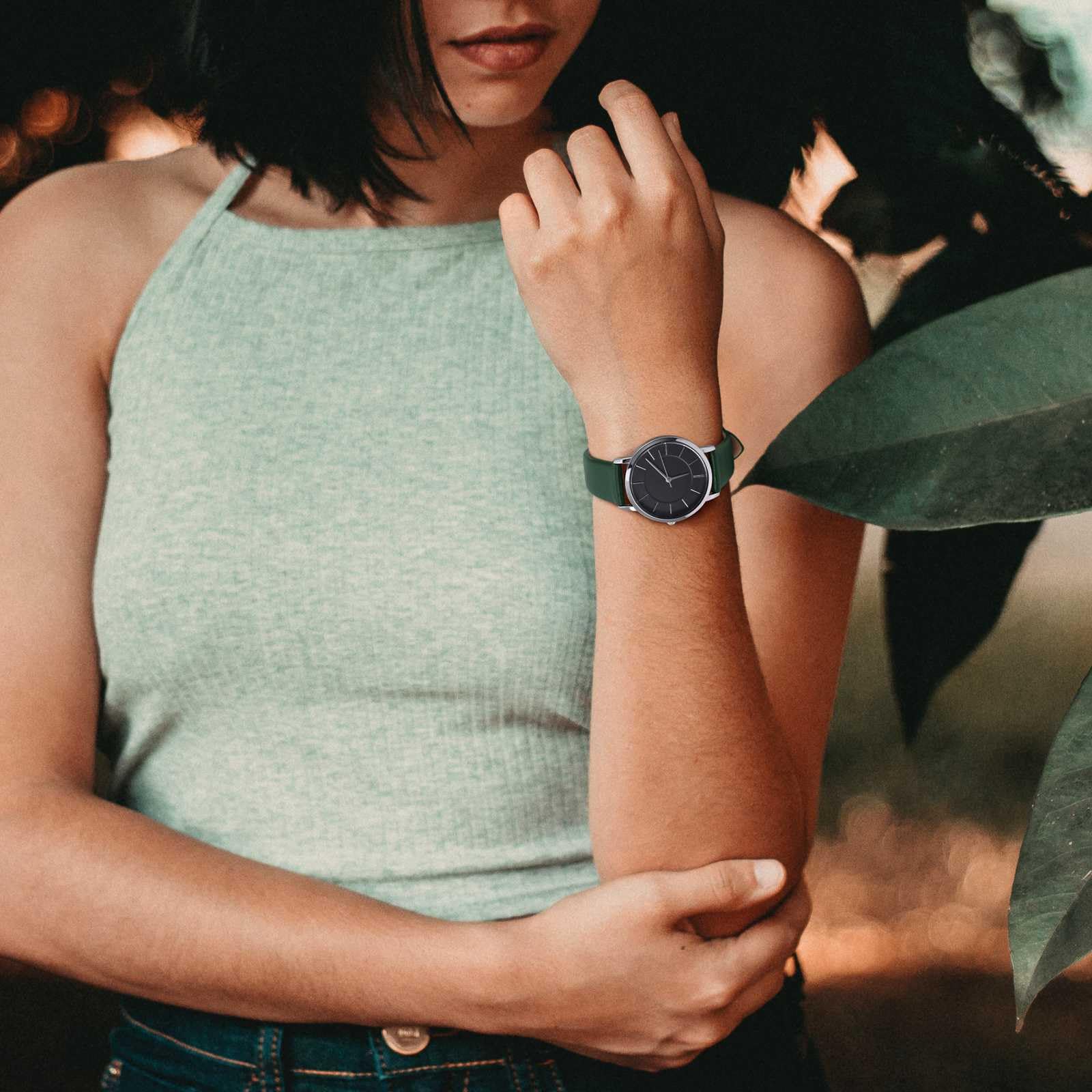 Foto 6 pulgar | Correa De Reloj Wocci, Elegante, Piel Auténtica, 16 Mm De Ancho De Lengüeta - Venta Internacional.