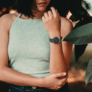 Foto 5 | Correa De Reloj Wocci, Elegante, Piel Auténtica, 16 Mm De Ancho De Lengüeta - Venta Internacional.