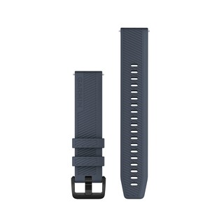 Foto 1 | Correa De Reloj Garmin Quick Release 20 Granite Blue Silicone - Venta Internacional.