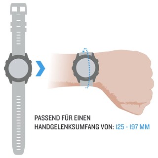 Foto 4 | Correa De Reloj Garmin Quick Release 20 Granite Blue Silicone - Venta Internacional.