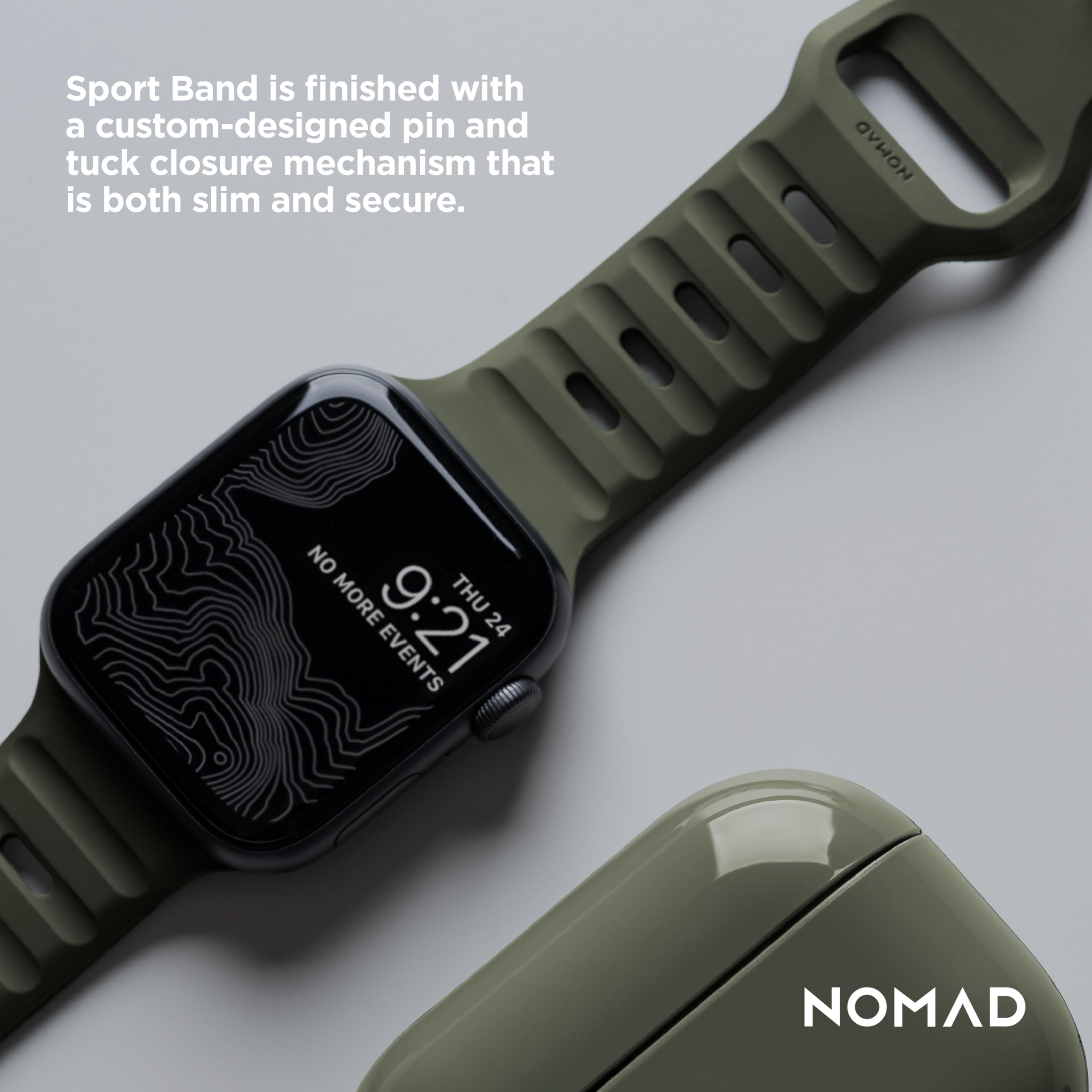 Foto 6 | Correa Deportiva Nomad Nomad Sport Band De 45 Mm Para Apple Watch - Venta Internacional.