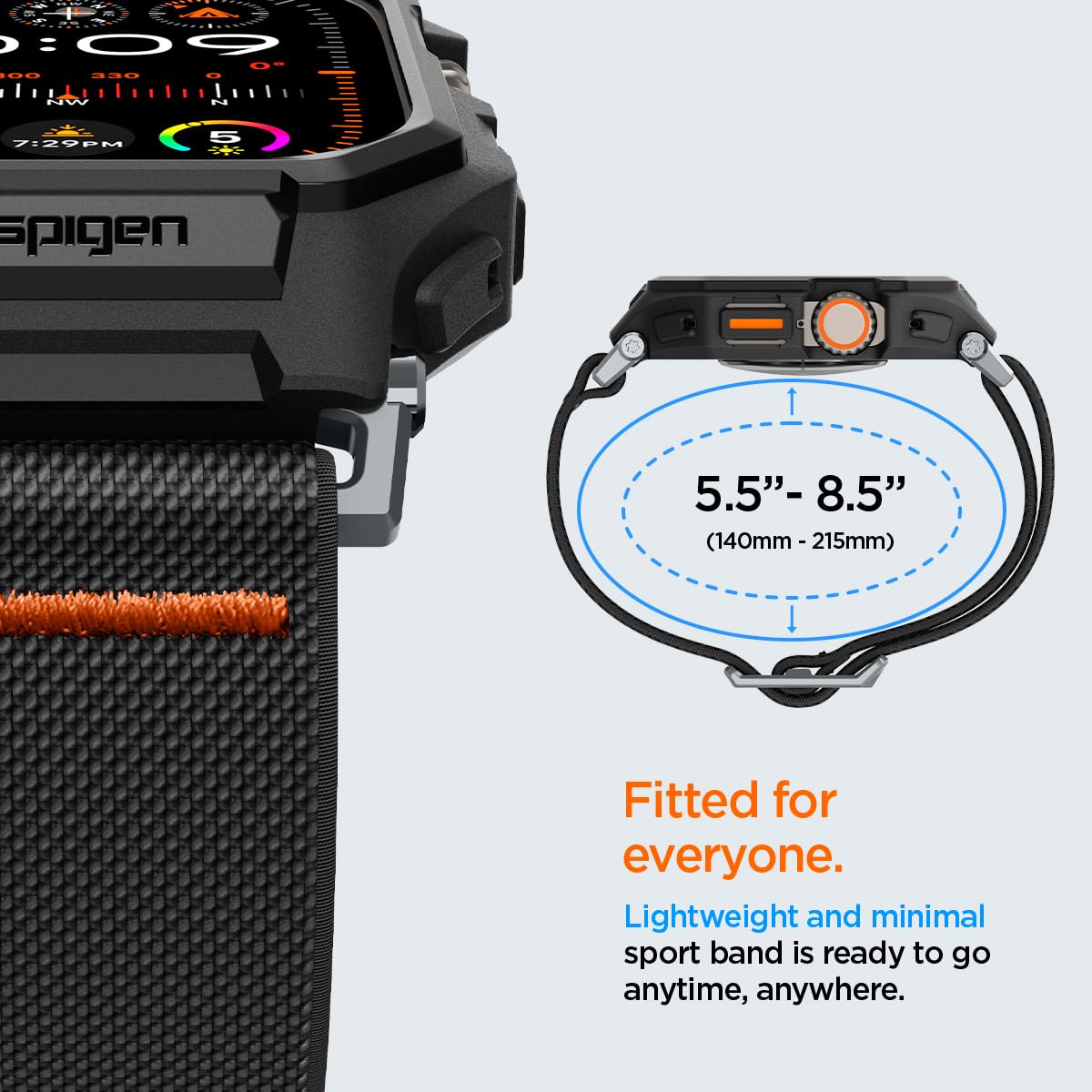 Foto 5 pulgar | Funda Con Correa De Tela Para Apple Watch Ultra 2/apple Watch Ultra - Venta Internacional.