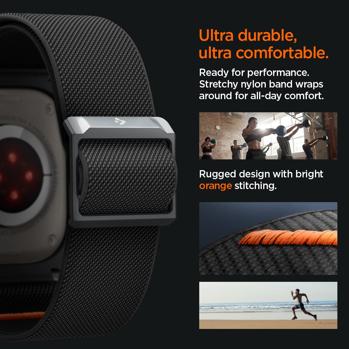 Foto 7 pulgar | Funda Con Correa De Tela Para Apple Watch Ultra 2/apple Watch Ultra - Venta Internacional.