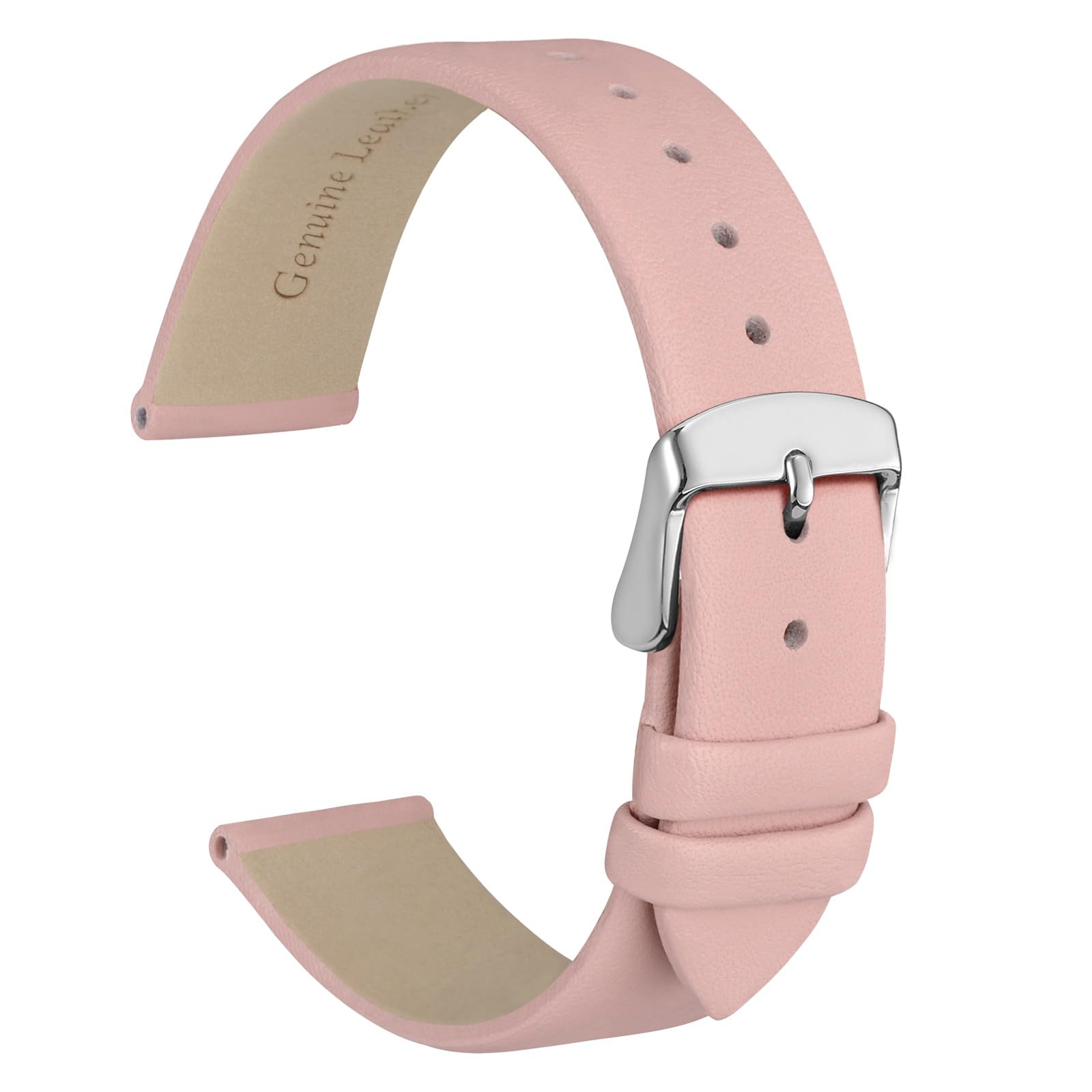 Foto 2 pulgar | Correa De Reloj Wocci, Elegante, Piel Auténtica, 14 Mm De Ancho De Asa - Venta Internacional.