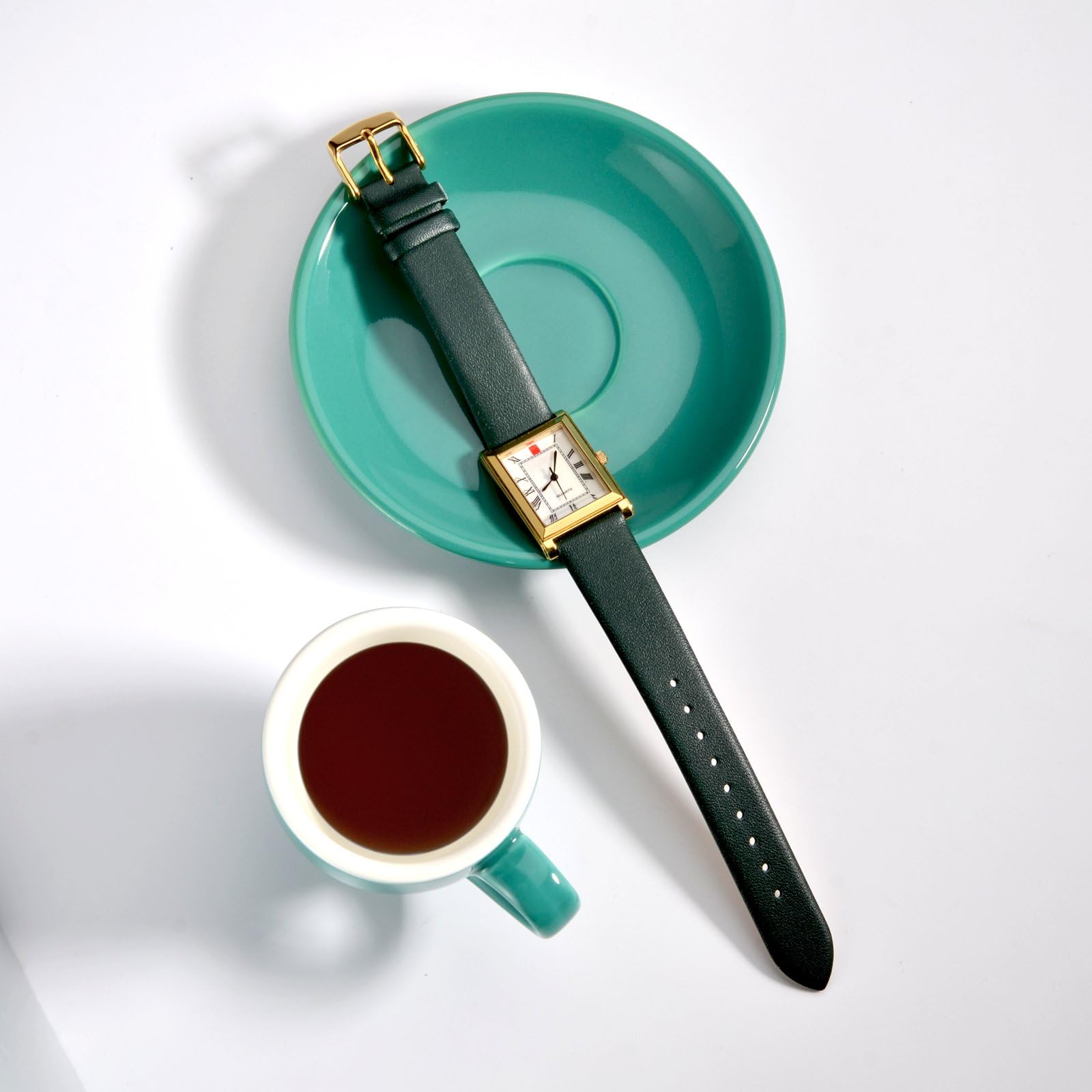 Foto 3 pulgar | Correa De Reloj Wocci, Elegante, Piel Auténtica, 18 Mm De Ancho De Asa - Venta Internacional.