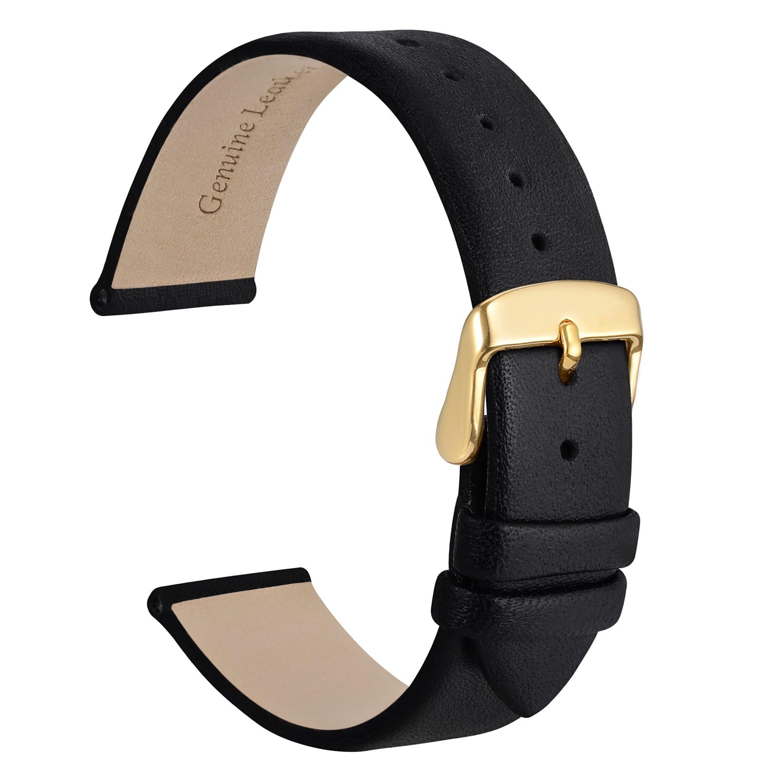 Foto 2 pulgar | Correa De Reloj Wocci, Elegante, Piel Auténtica, 22 Mm De Ancho De Asa - Venta Internacional.