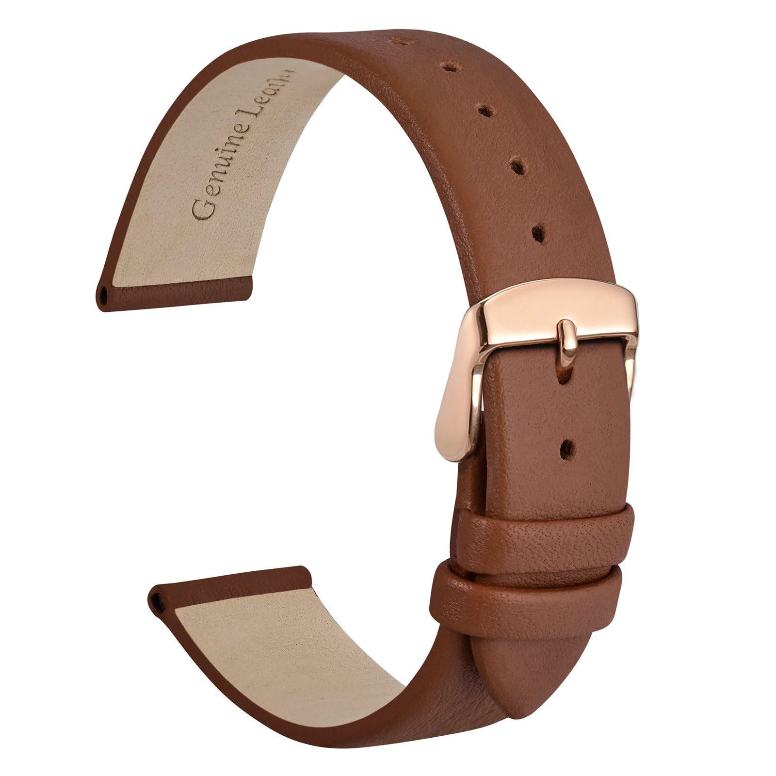 Foto 1 | Correa De Reloj Wocci, Elegante, Piel Auténtica, 14 Mm De Ancho De Asa - Venta Internacional.