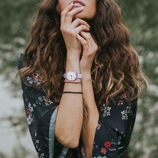 Foto 5 | Correa De Reloj Wocci Elegante De Piel Auténtica De 14 Mm Con Hebilla De Oro Rosa - Venta Internacional.