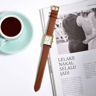 Foto 2 | Correa De Reloj Wocci, Elegante, Piel Auténtica, 8 Mm De Ancho De Asa - Venta Internacional.