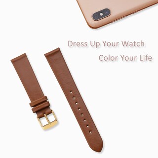 Foto 7 | Correa De Reloj Wocci, Elegante, Piel Auténtica, 8 Mm De Ancho De Asa - Venta Internacional.