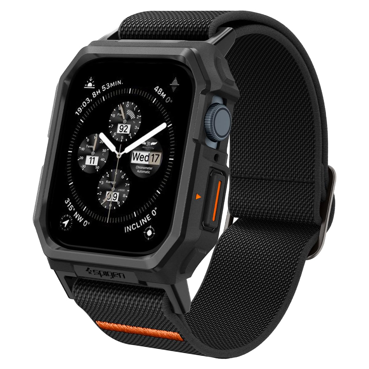 Foto 2 pulgar | Funda Para Apple Watch Series 9/8/7 Spigen Lite Fit Pro De 45 Mm - Venta Internacional.