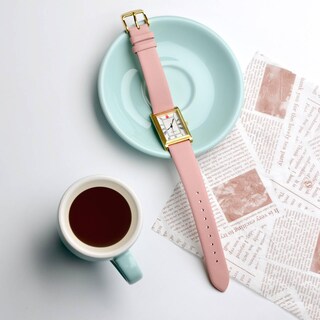 Foto 2 | Correa De Reloj Wocci Elegante De Piel Auténtica De 20 Mm Con Hebilla Dorada - Venta Internacional.