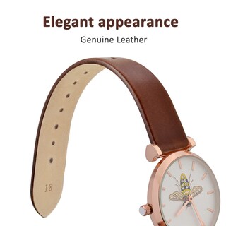 Foto 3 | Correa De Reloj Wocci, Elegante, Piel Auténtica, 14 Mm De Ancho De Asa - Venta Internacional.
