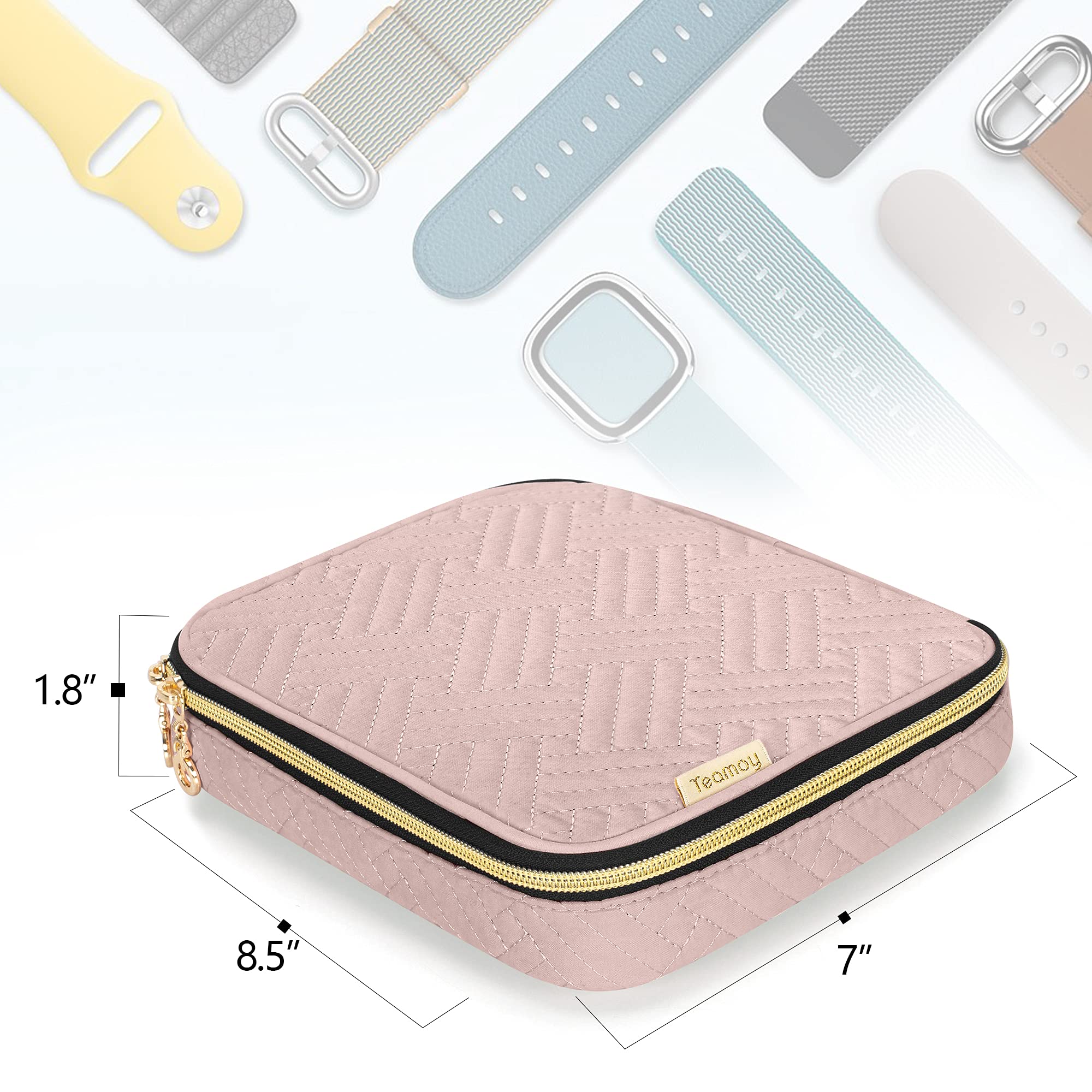 Foto 5 pulgar | Estuche De Almacenamiento Para Correas De Reloj Teamoy Para 26 Correas - Venta Internacional.