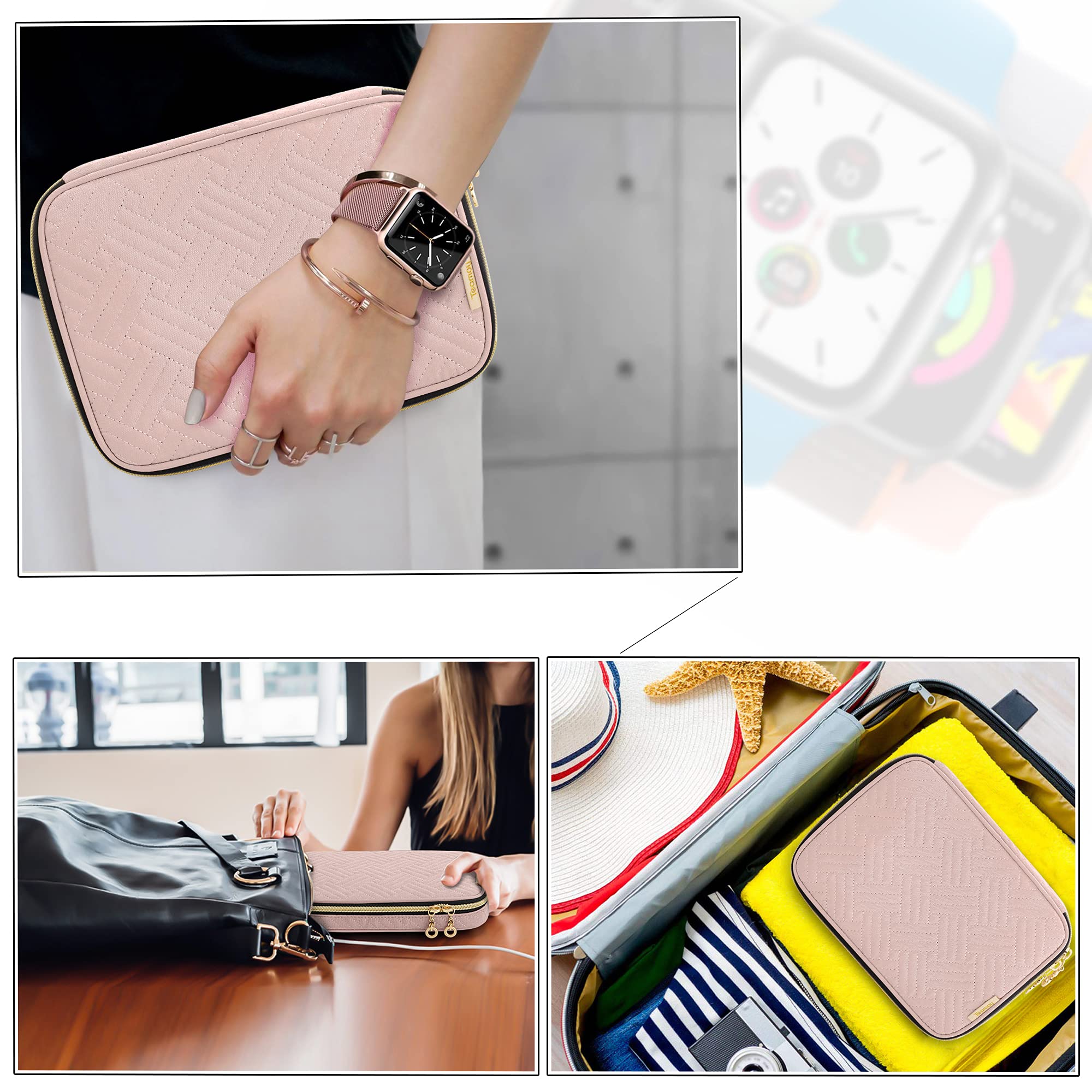 Foto 7 pulgar | Estuche De Almacenamiento Para Correas De Reloj Teamoy Para 26 Correas - Venta Internacional.