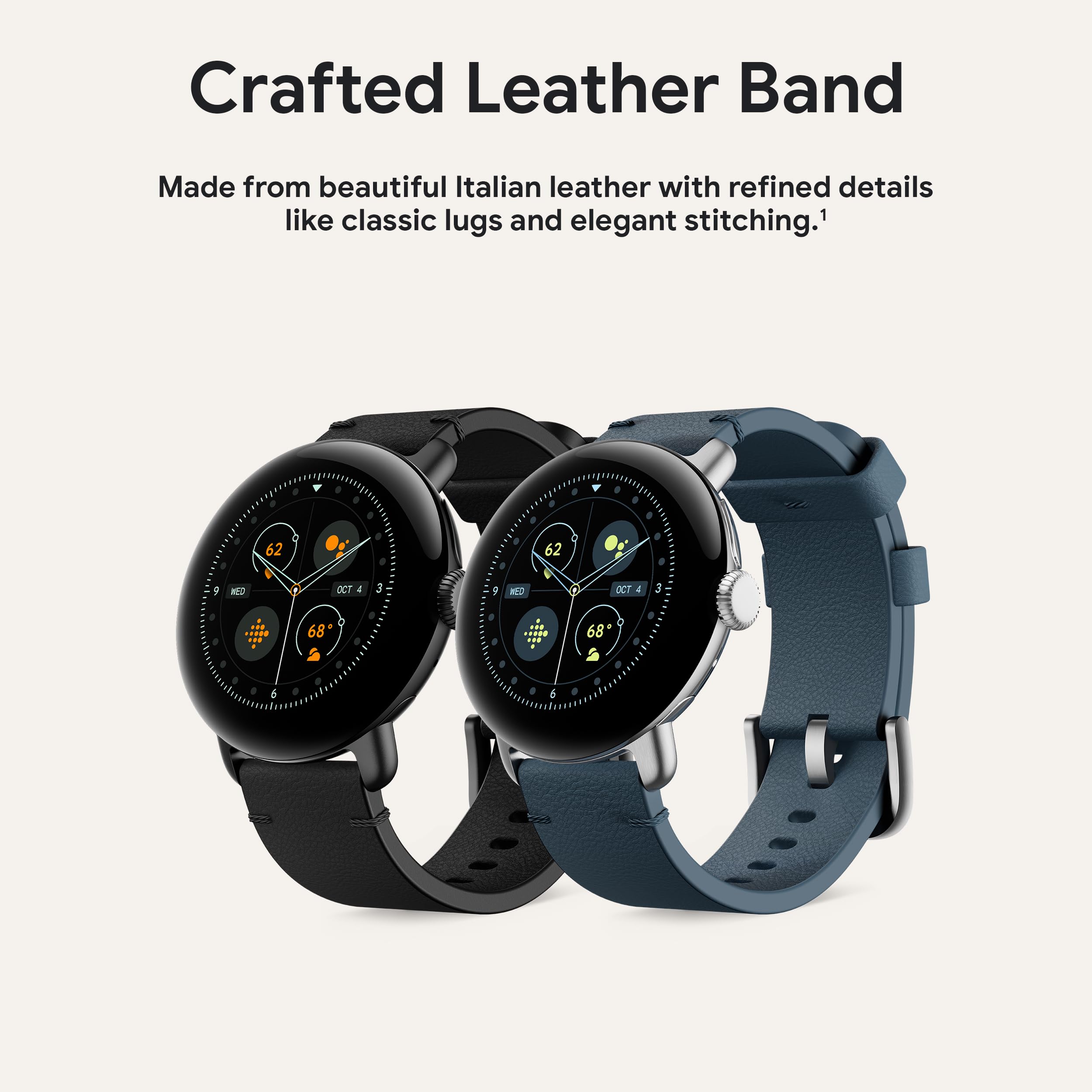 Foto 4 pulgar | Reloj: Correa De Piel De Obsidiana Hecha A Mano Con Google Pixel, Tamaño Grande - Venta Internacional.