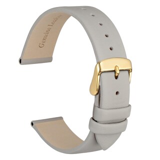 Foto 1 | Correa De Reloj Wocci, Elegante, De Piel Auténtica, 22 Mm De Ancho, Color Gris - Venta Internacional.