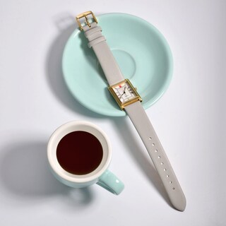 Foto 2 | Correa De Reloj Wocci, Elegante, De Piel Auténtica, 22 Mm De Ancho, Color Gris - Venta Internacional.