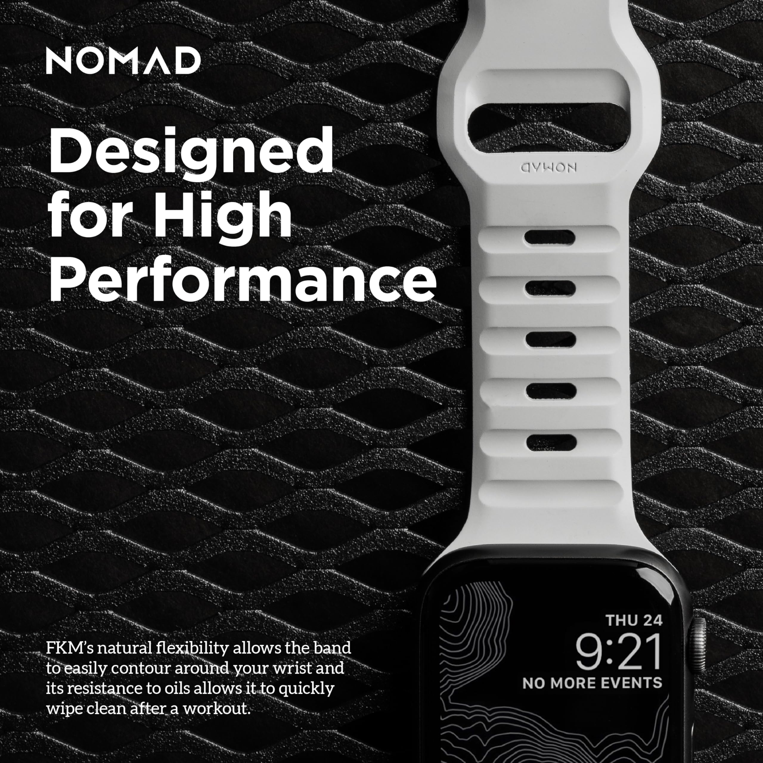 Foto 7 pulgar | Correa Deportiva Nomad Lunar Grey De 45 Mm Para Apple Watch Ultra 2 - Venta Internacional.