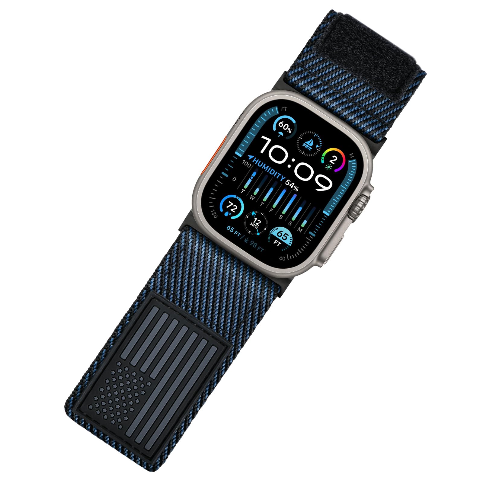 Foto 2 pulgar | Correa Tefeca Azul para Apple Watch de 33 mm - Venta Internacional