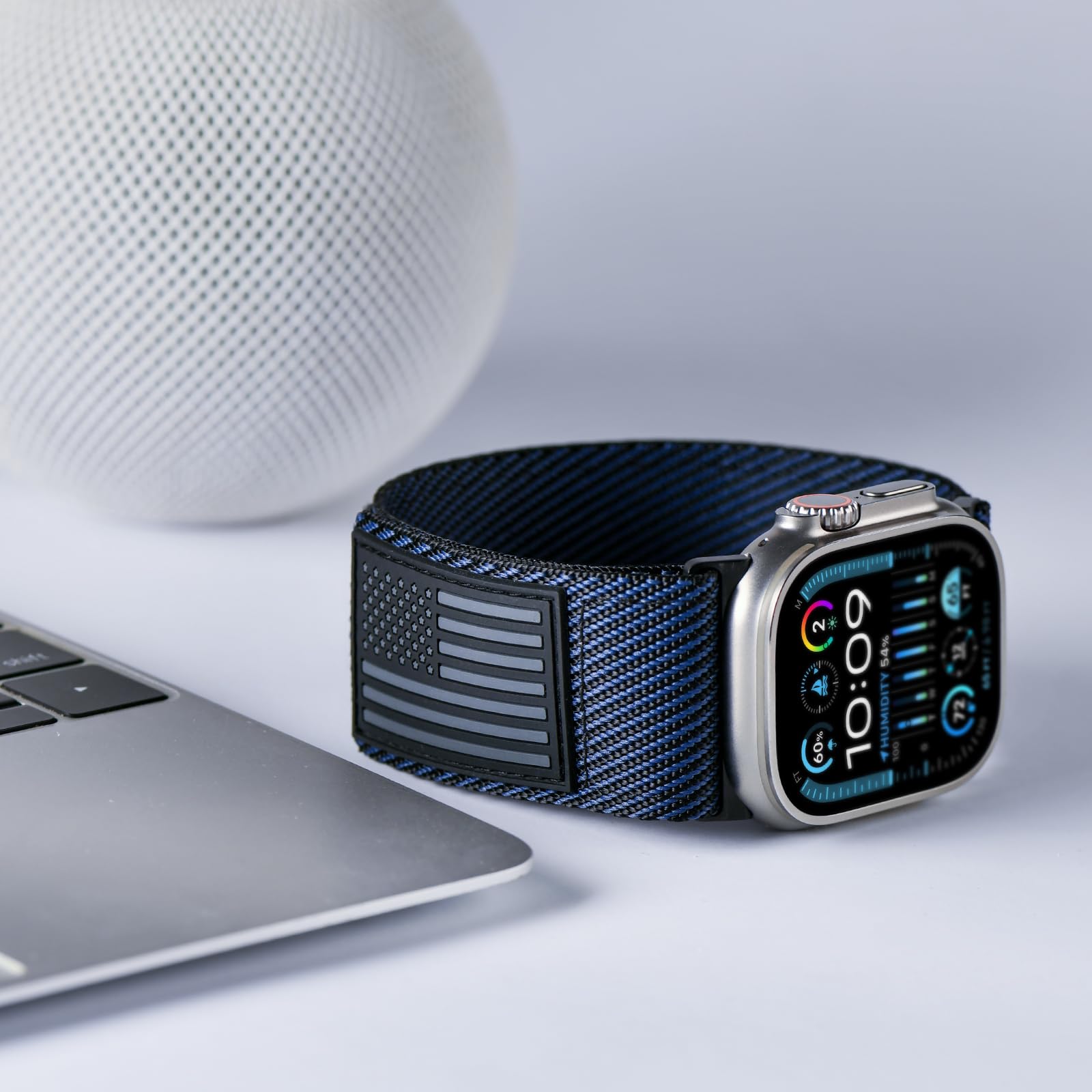 Foto 3 pulgar | Correa Tefeca Azul para Apple Watch de 33 mm - Venta Internacional