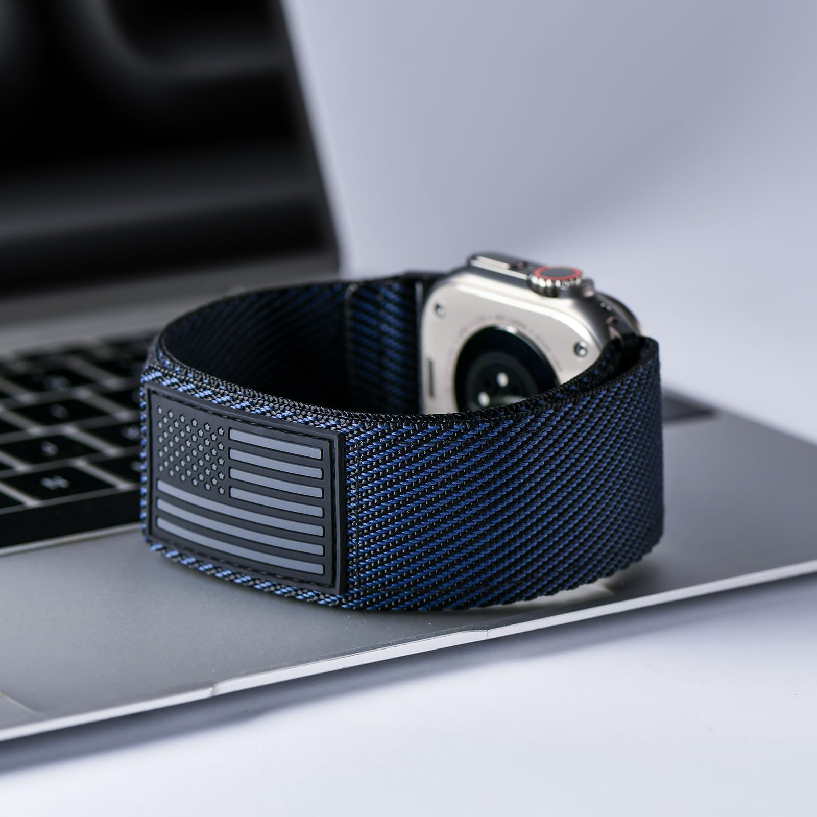 Foto 3 | Correa Tefeca Azul para Apple Watch de 33 mm - Venta Internacional