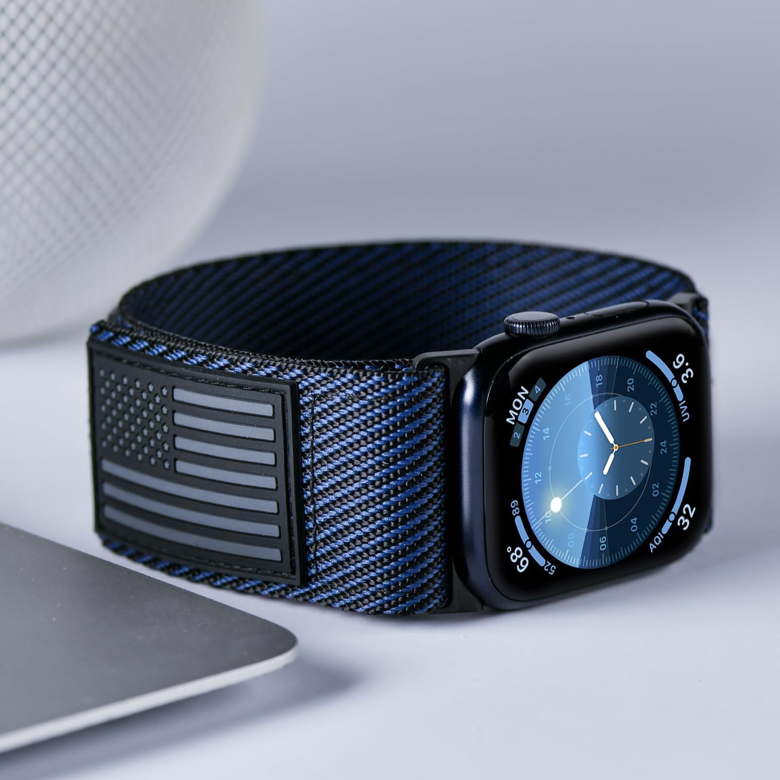Foto 6 pulgar | Correa Tefeca Azul para Apple Watch de 33 mm - Venta Internacional