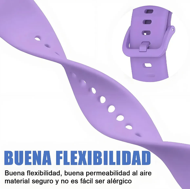 Foto 3 pulgar | Xtellar - Juego De 3 Correas Lujosas En Silicona + 4 Micas Para Huawei Watch Fit 3/4