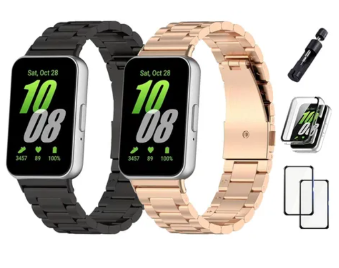Foto 1 | Correa para Samsung Galaxy Fit 3 2 Piezas + Mica + Funda